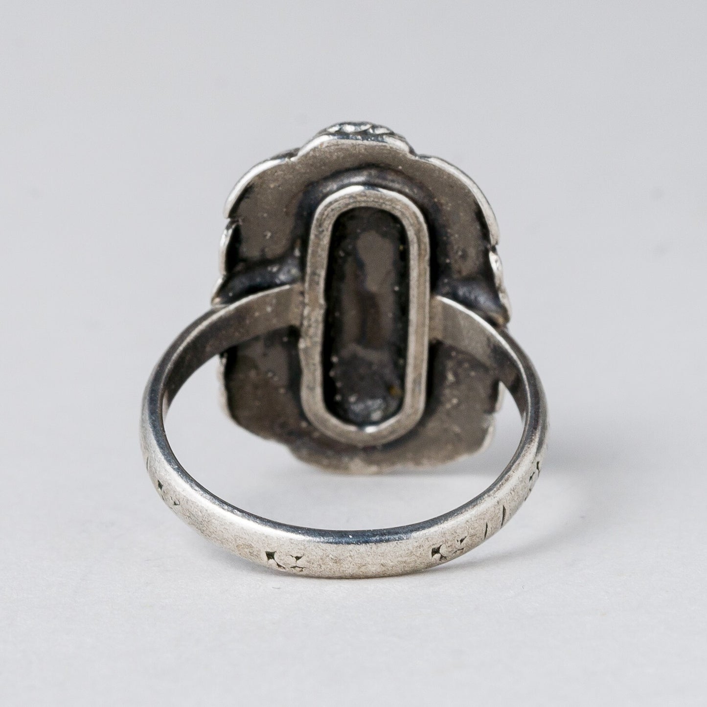 Silber Ring Roter Stein Größe 53 (16,8 mm Ø) 4,98 g3