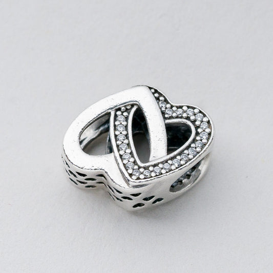 Anhänger Silber 925 Weiße Steine 1 cm 2,01 g0