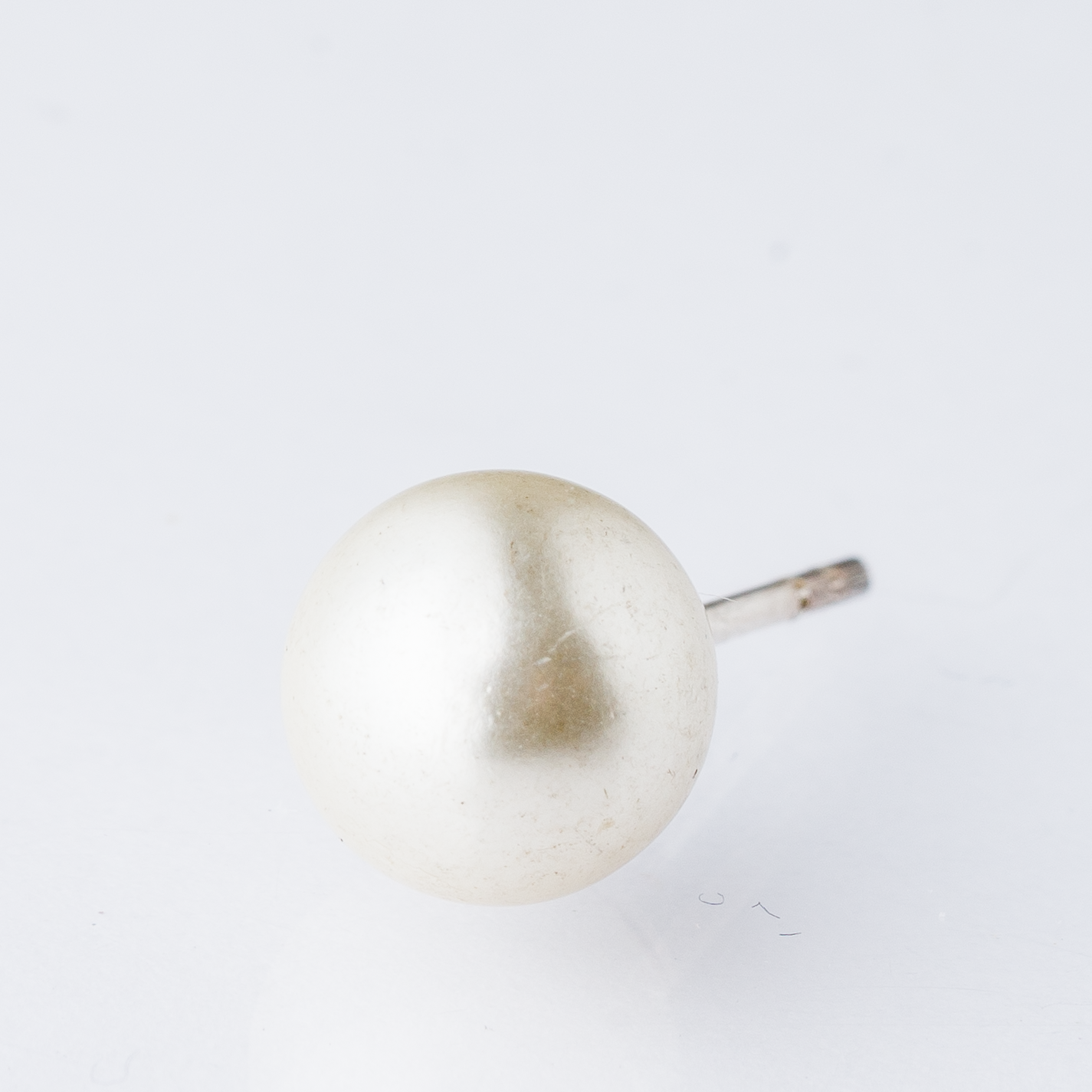 Einzelner Ohrring Ohrstecker Perle Silber 0,39 g0