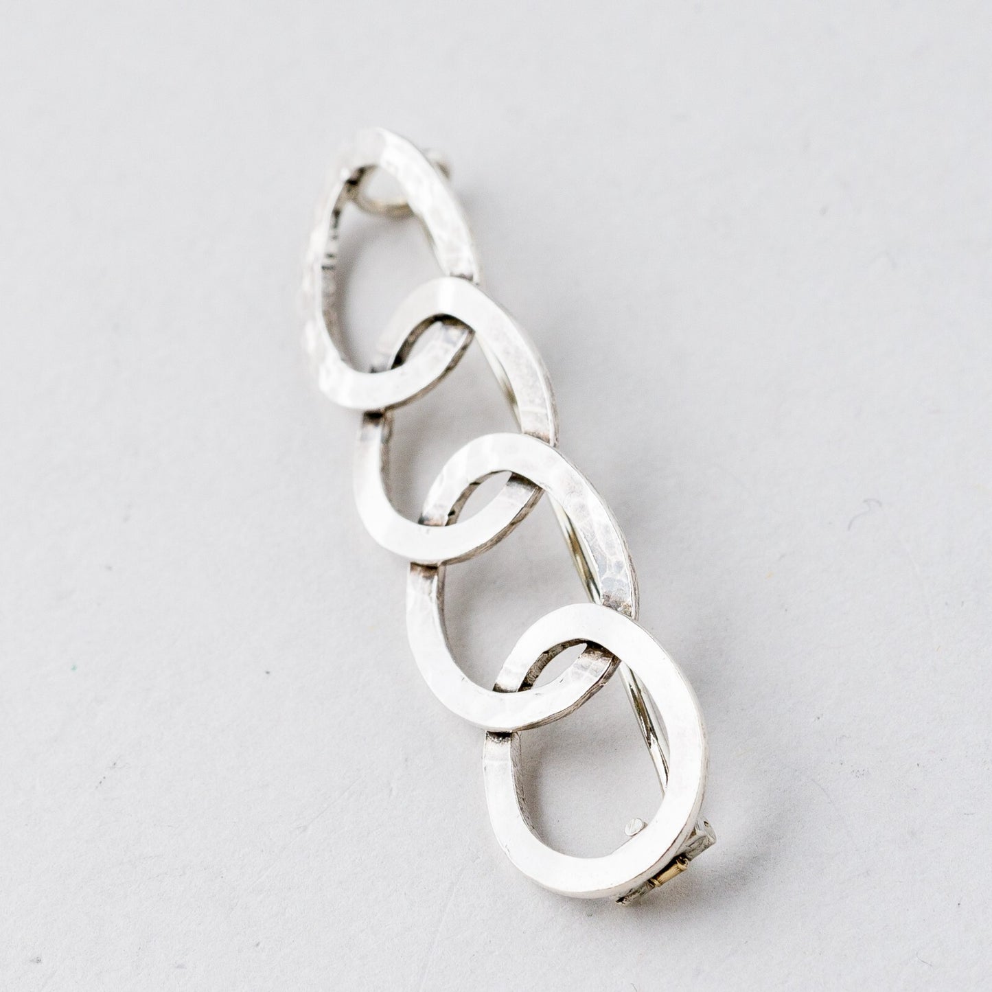 Silber Brosche 835 5,1 cm 3,89 g1