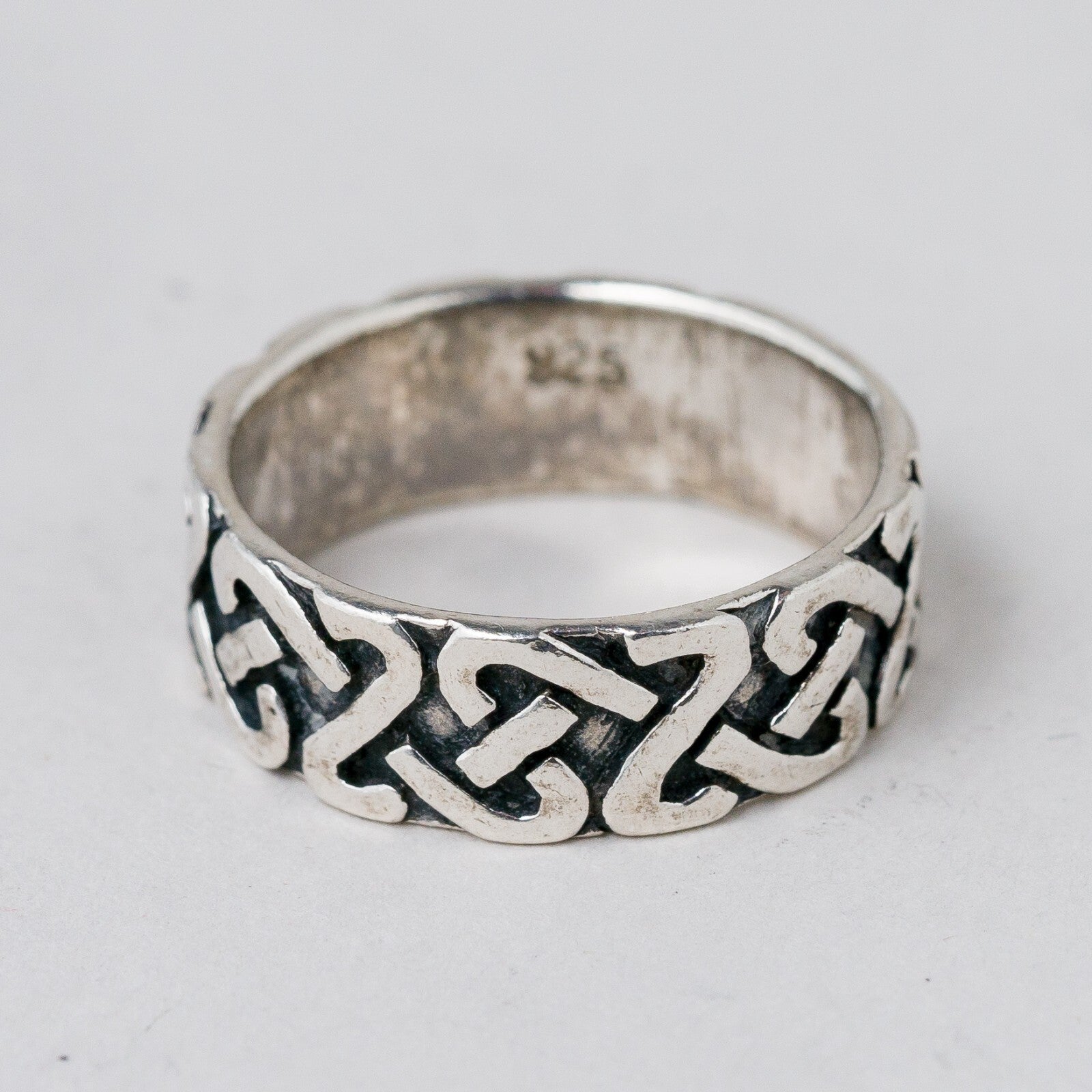 Silber Ring 925 Größe 54 (17,2 mm Ø) 3,98 g0