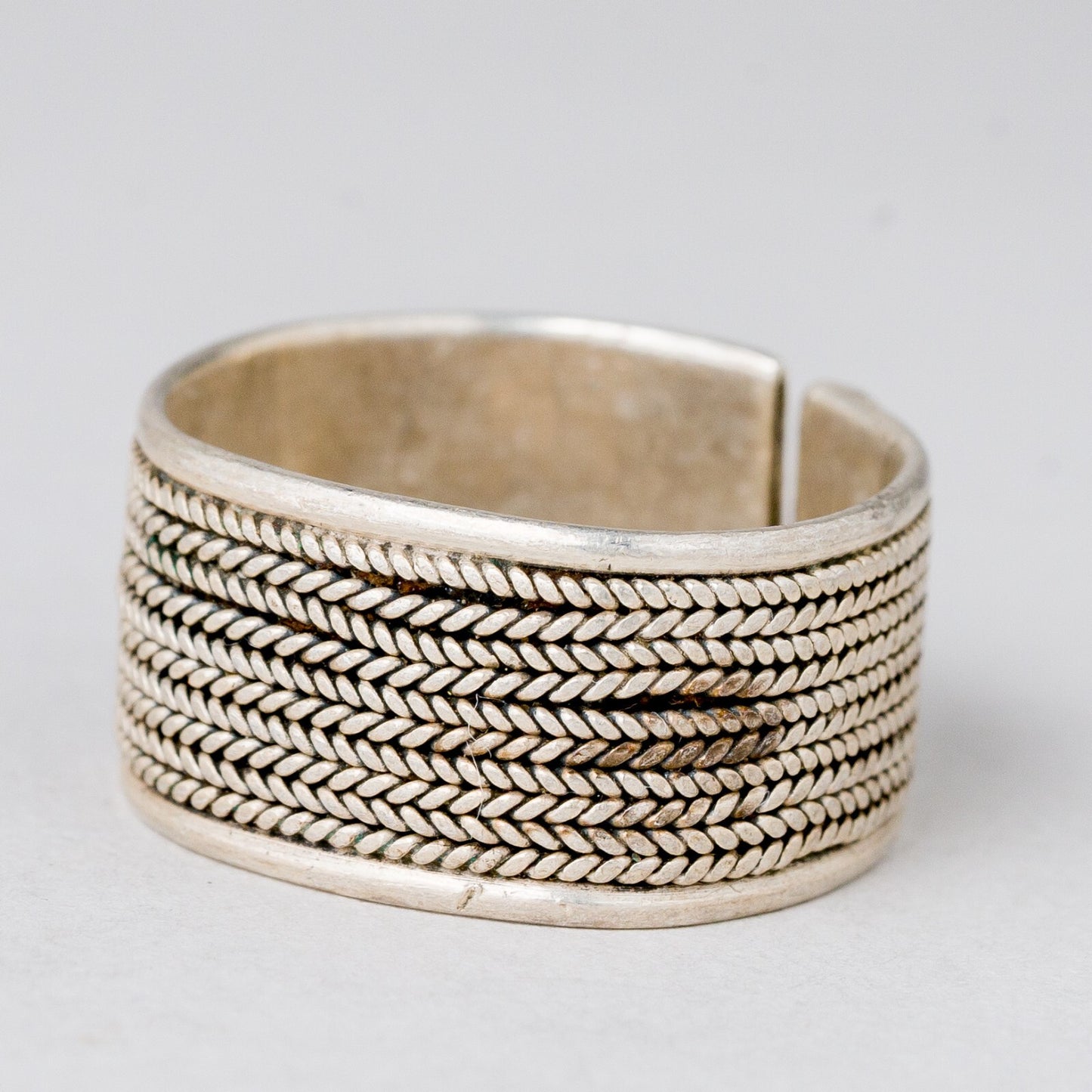 Ring 7,26 g 925er Silber Größe flexibel ca. 660