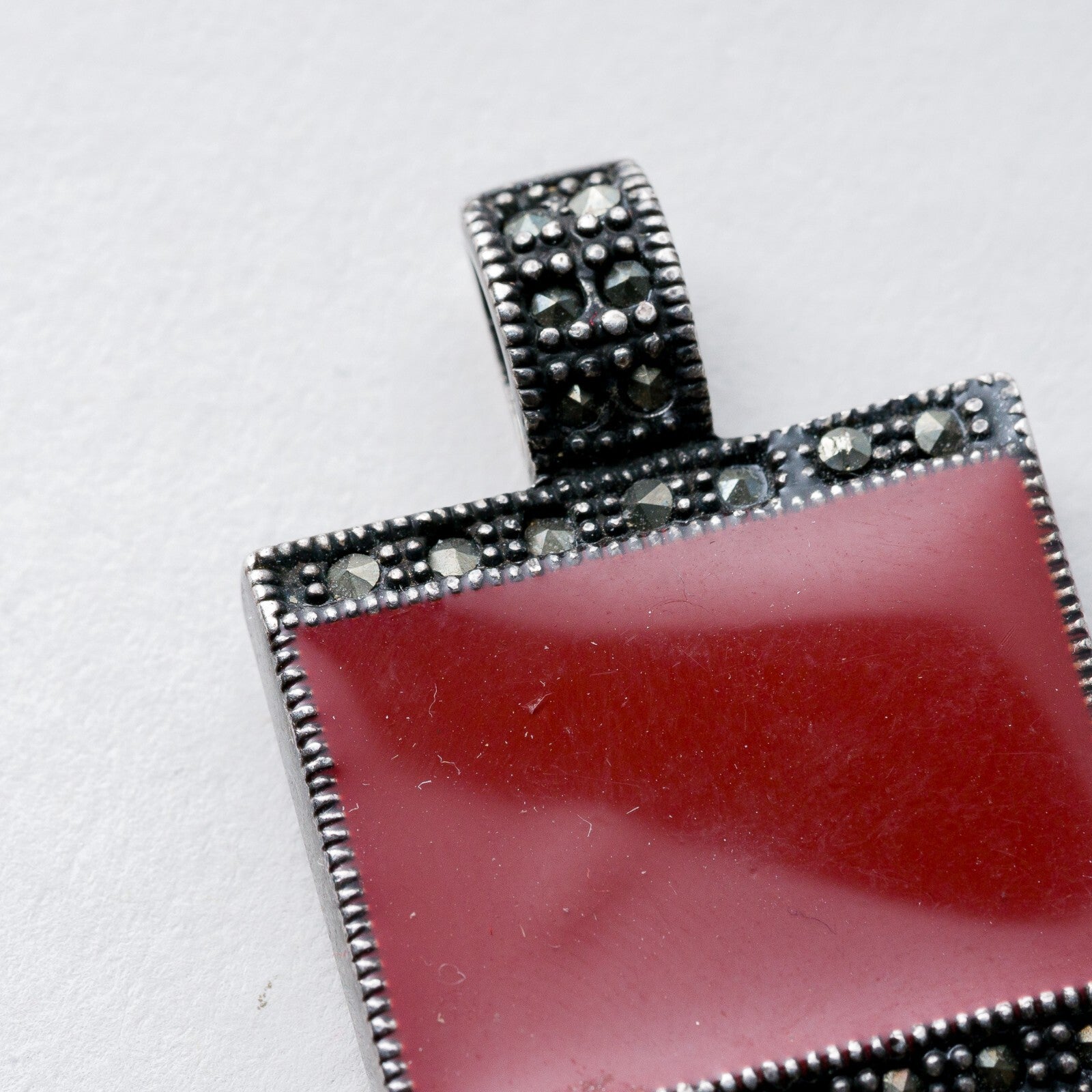 Anhänger Silber Rot 3,5 cm 10,97 g2