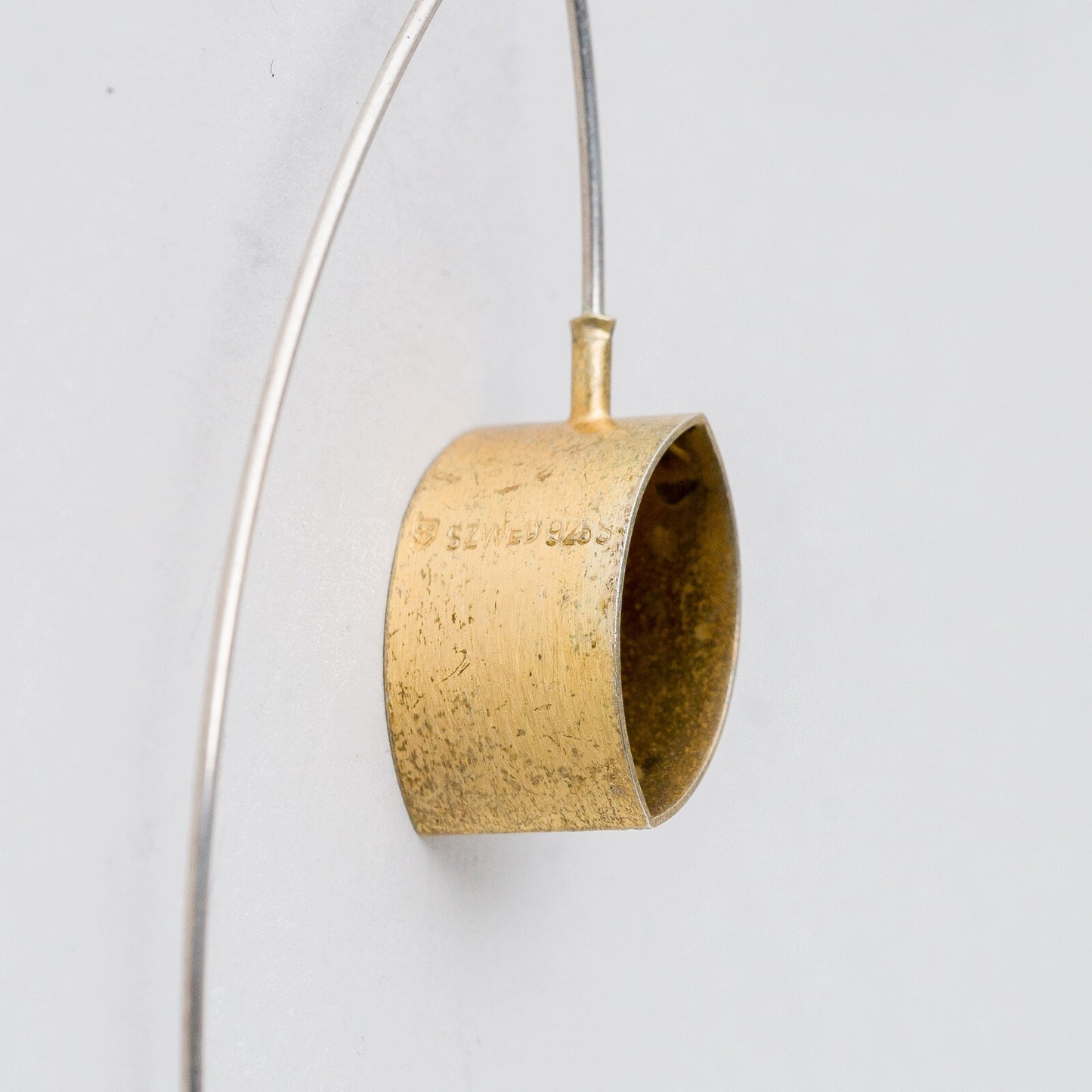 Szwed Einzelner Ohrring Hängeohrring 925 Silber 2,2 g7