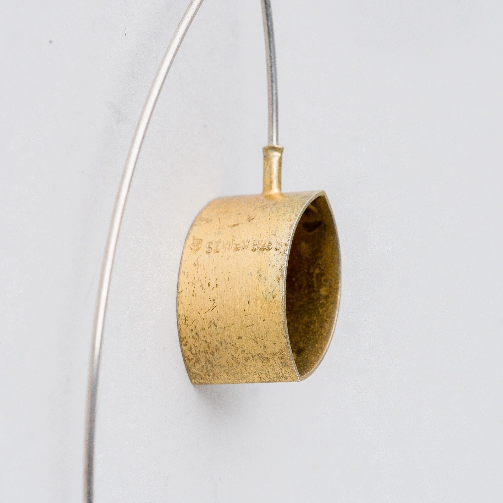 Szwed Einzelner Ohrring Hängeohrring 925 Silber 2,2 g7
