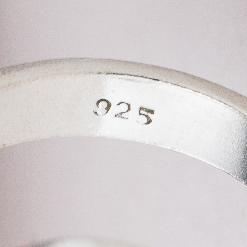 Silber Ring 925 Ohne Stein Größe 58 (18,4 mm Ø) 5,41 g5