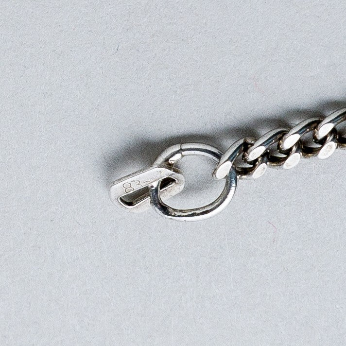 Silber Armband 18,5 cm 835 Panzerkette 2,56 g6