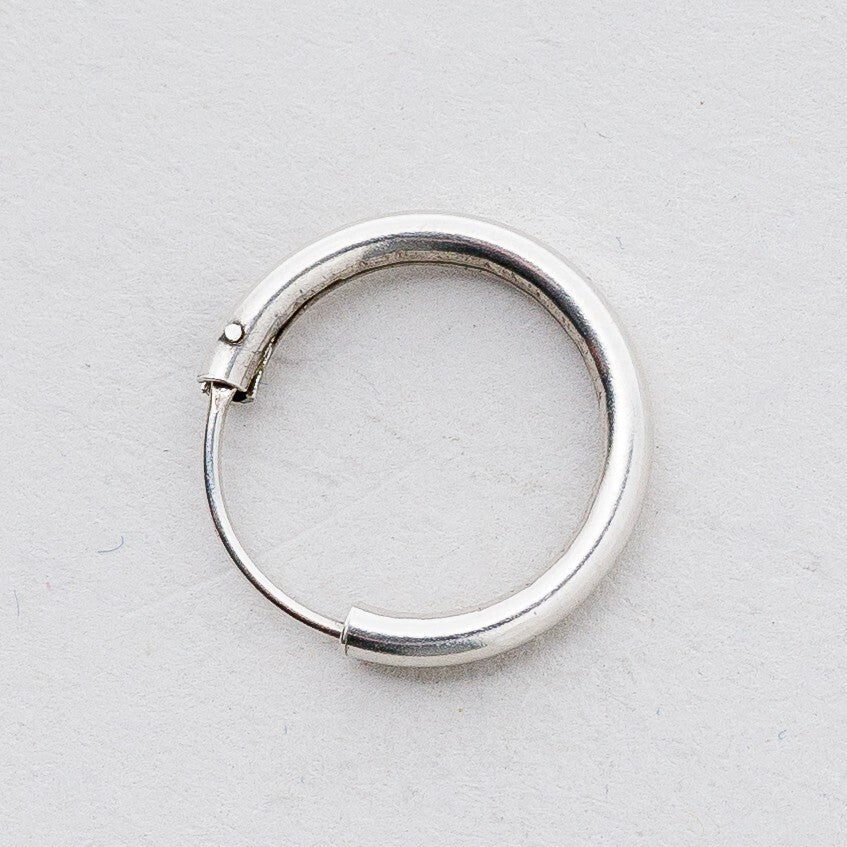 Einzelner Ohrring Creole Silber 0,4 g2