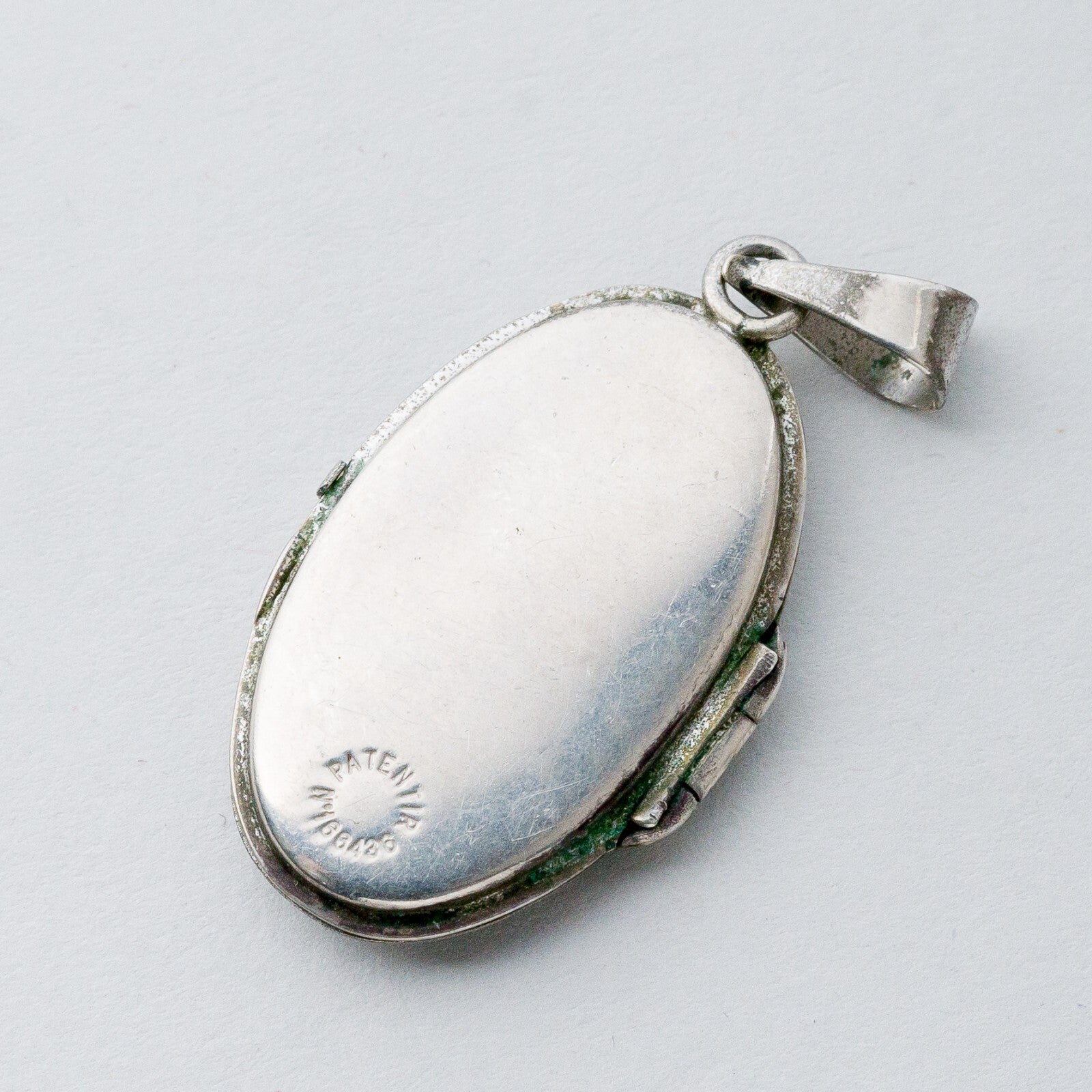 Silber Anhänger Kettenanhänger 835 Medaillon Florale Gravur 6,21 g3
