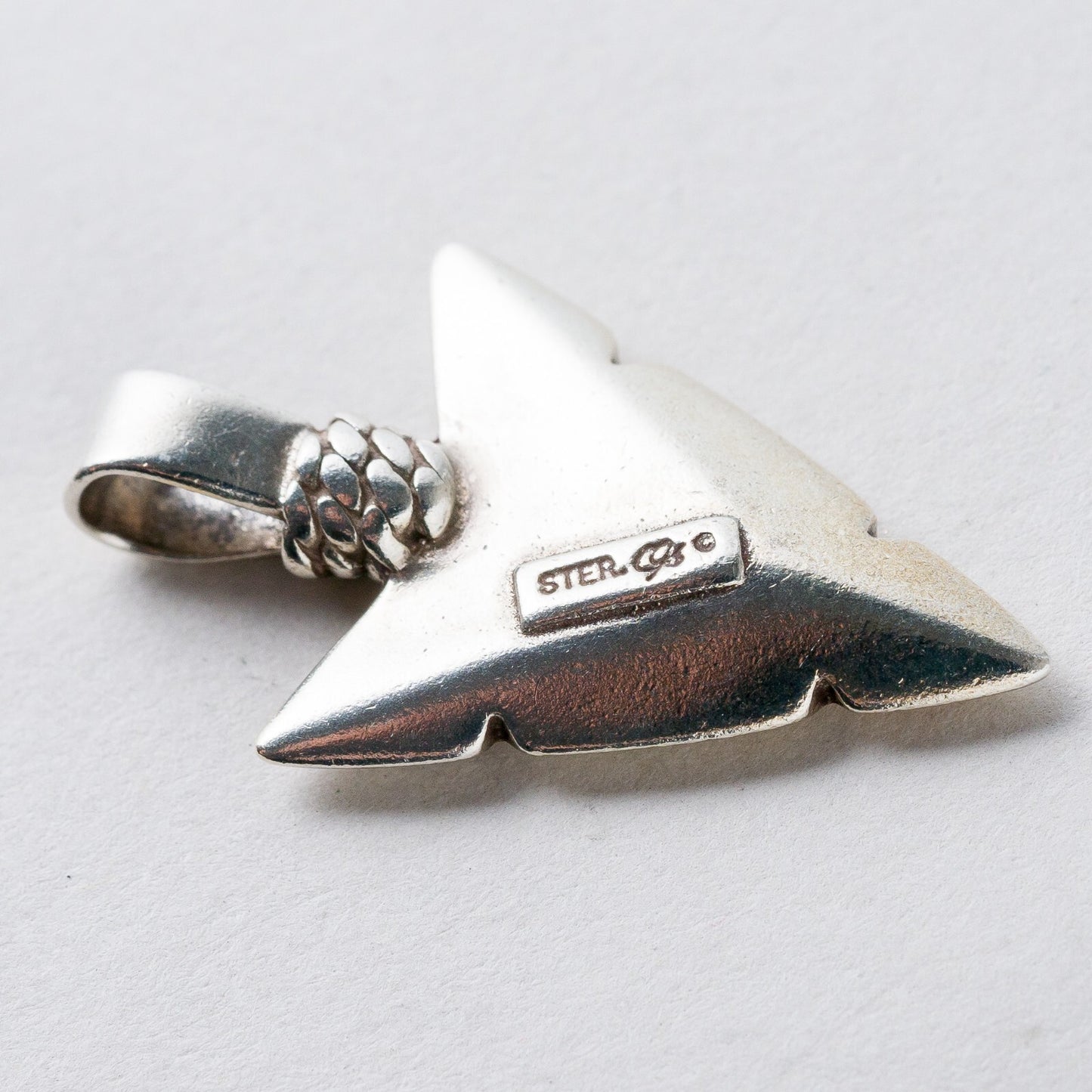 Silber Anhänger Kettenanhänger 925 Pfeilspitze Bunter Stein 3,1 cm 5,42 g7