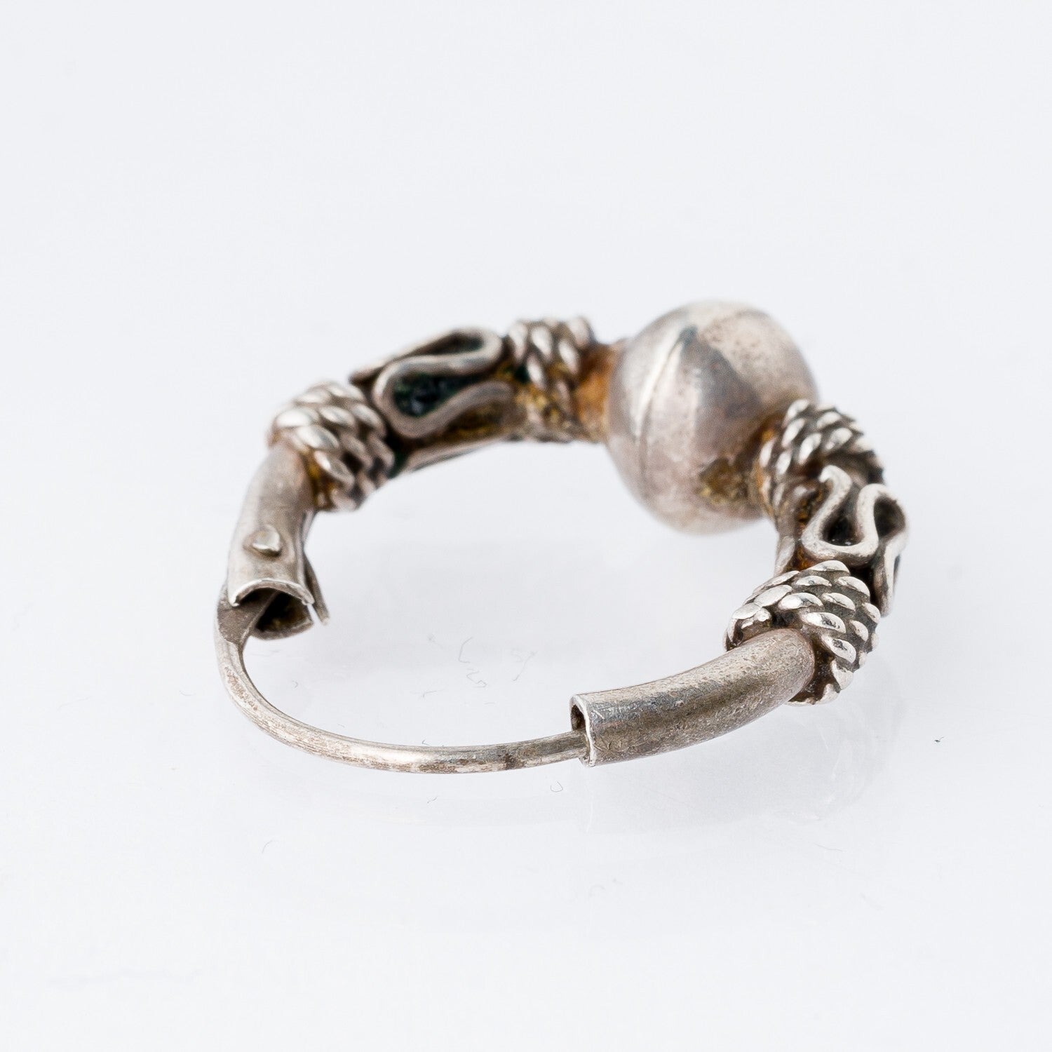 Einzelner Ohrring Creole Silber 1,65 g2