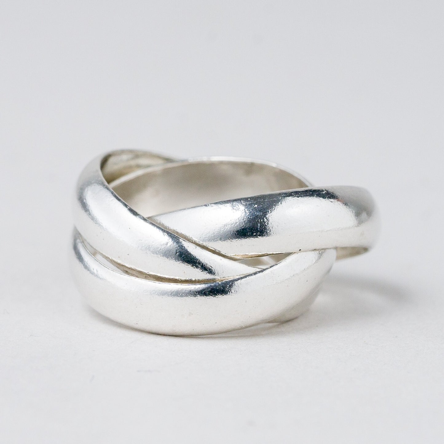3 x Ring Silber 925 Trinity Größe 47 (15,0 mm Ø) 9,11 g3