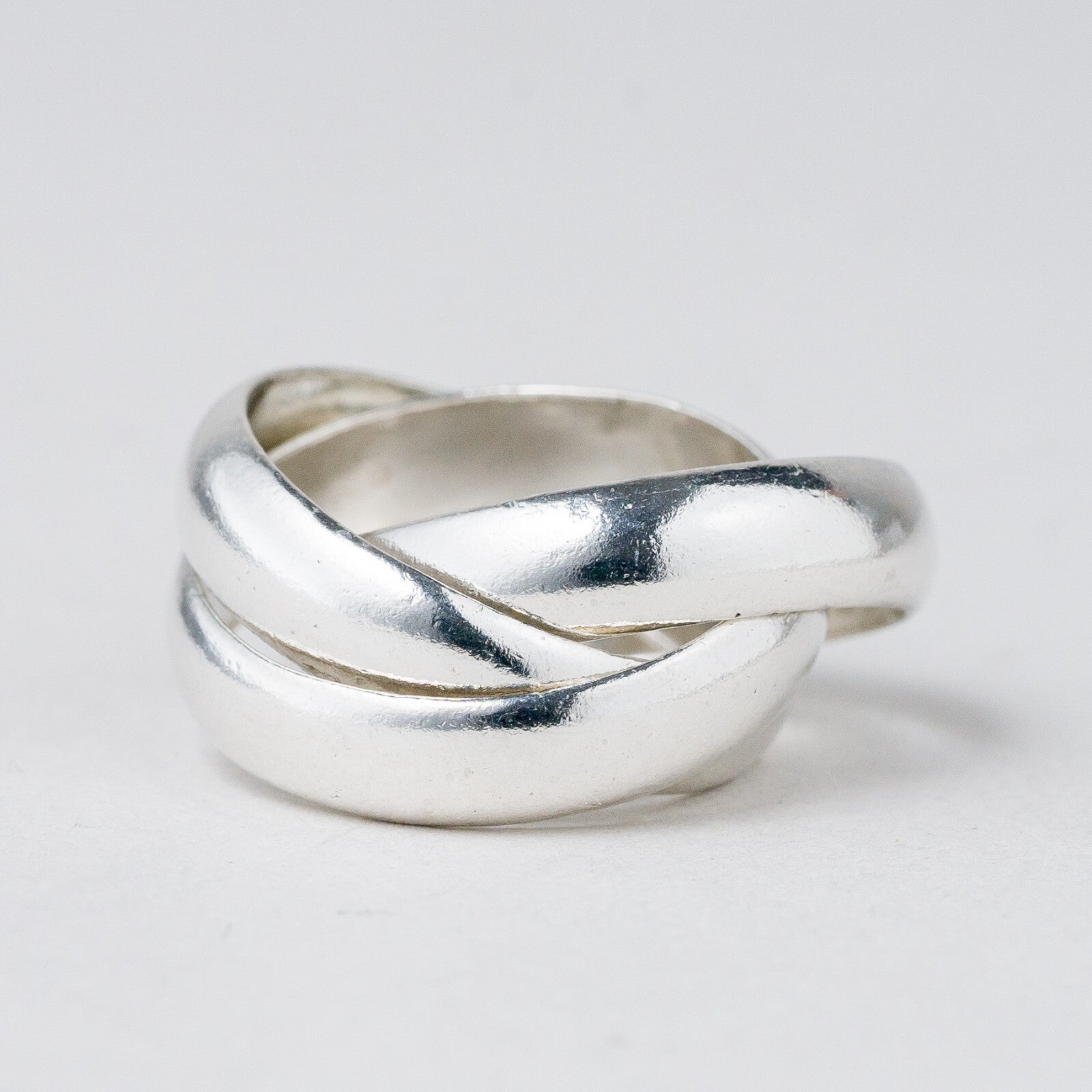 3 x Ring Silber 925 Trinity Größe 47 (15,0 mm Ø) 9,11 g3