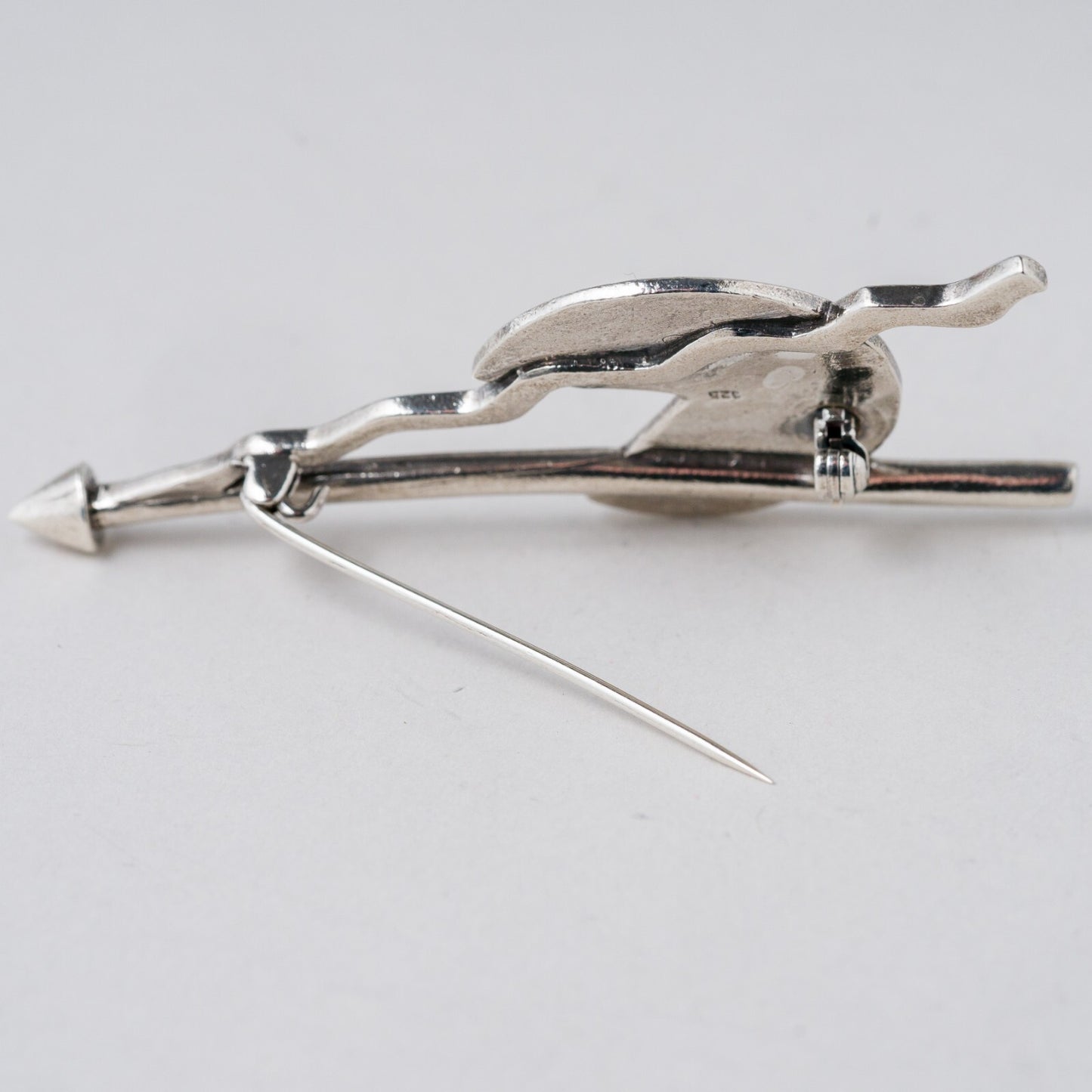 Silber Brosche 925 6,8 cm 13,27 g4