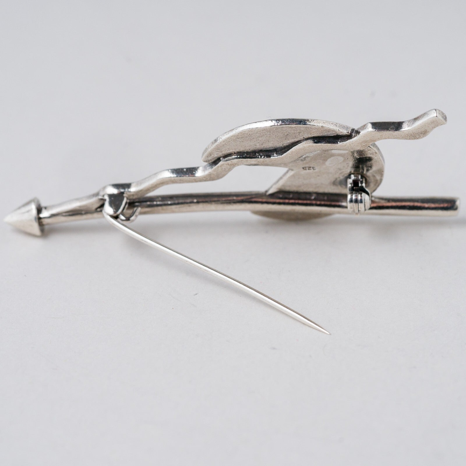 Silber Brosche 925 6,8 cm 13,27 g4