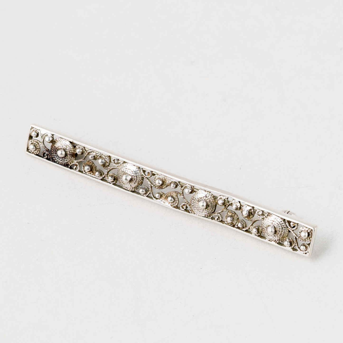 Brosche 835er Silber 2,96 g 6 cm0