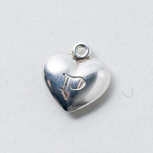 Anhänger Silber Herz "P" 1,1 cm 0,55 g0