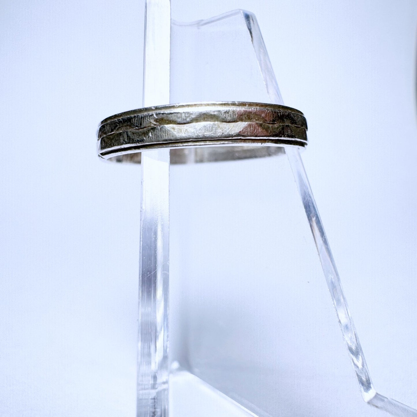 Ring 835er Silber Größe 51 mit Welle 1,19g4