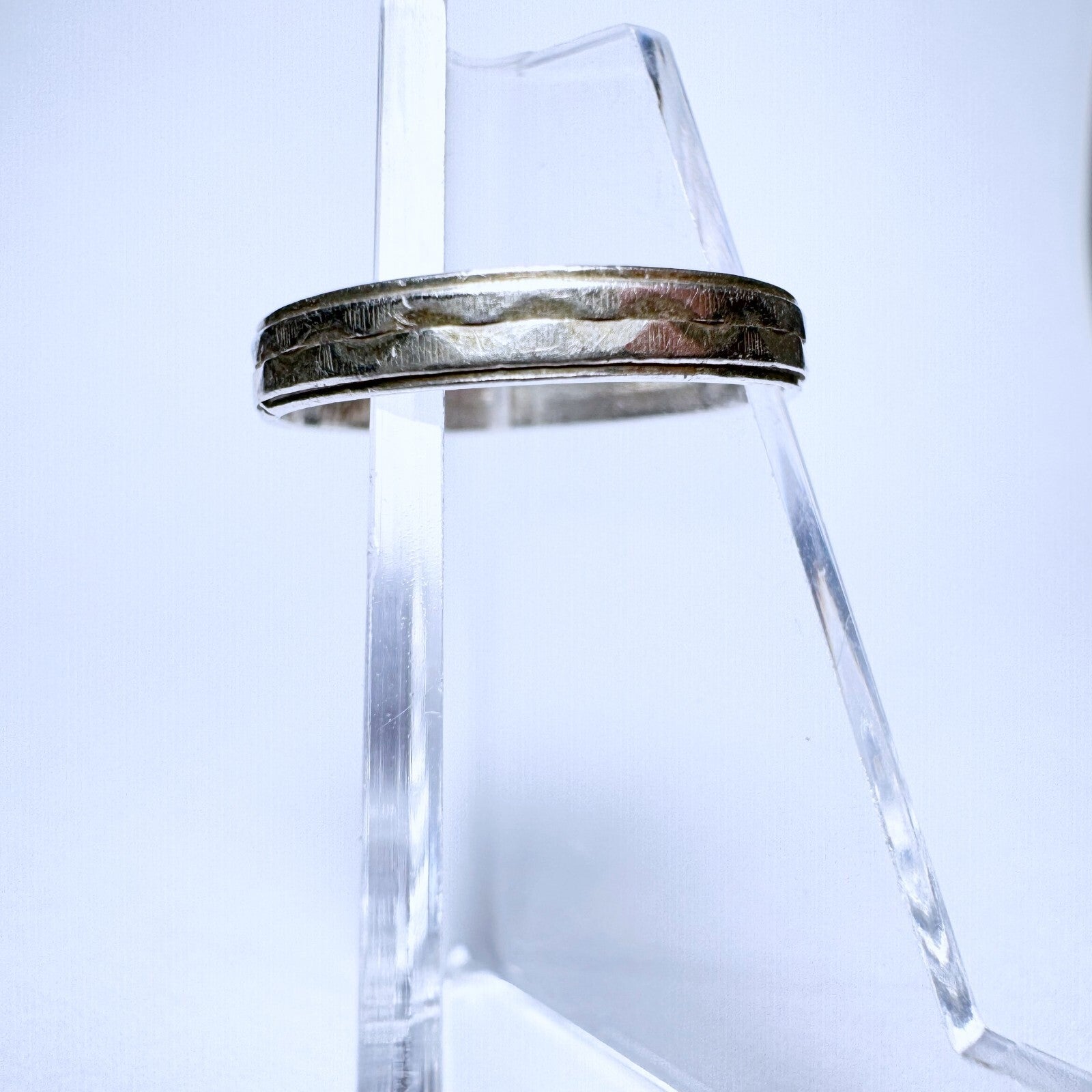 Ring 835er Silber Größe 51 mit Welle 1,19g4