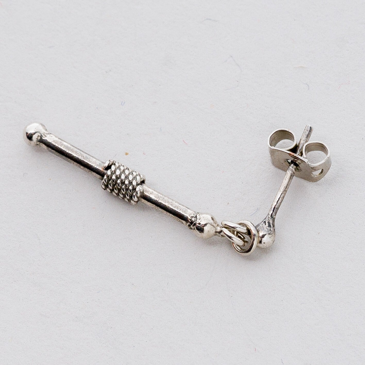Einzelner Ohrring Hängeohrring Silber 1,32 g4