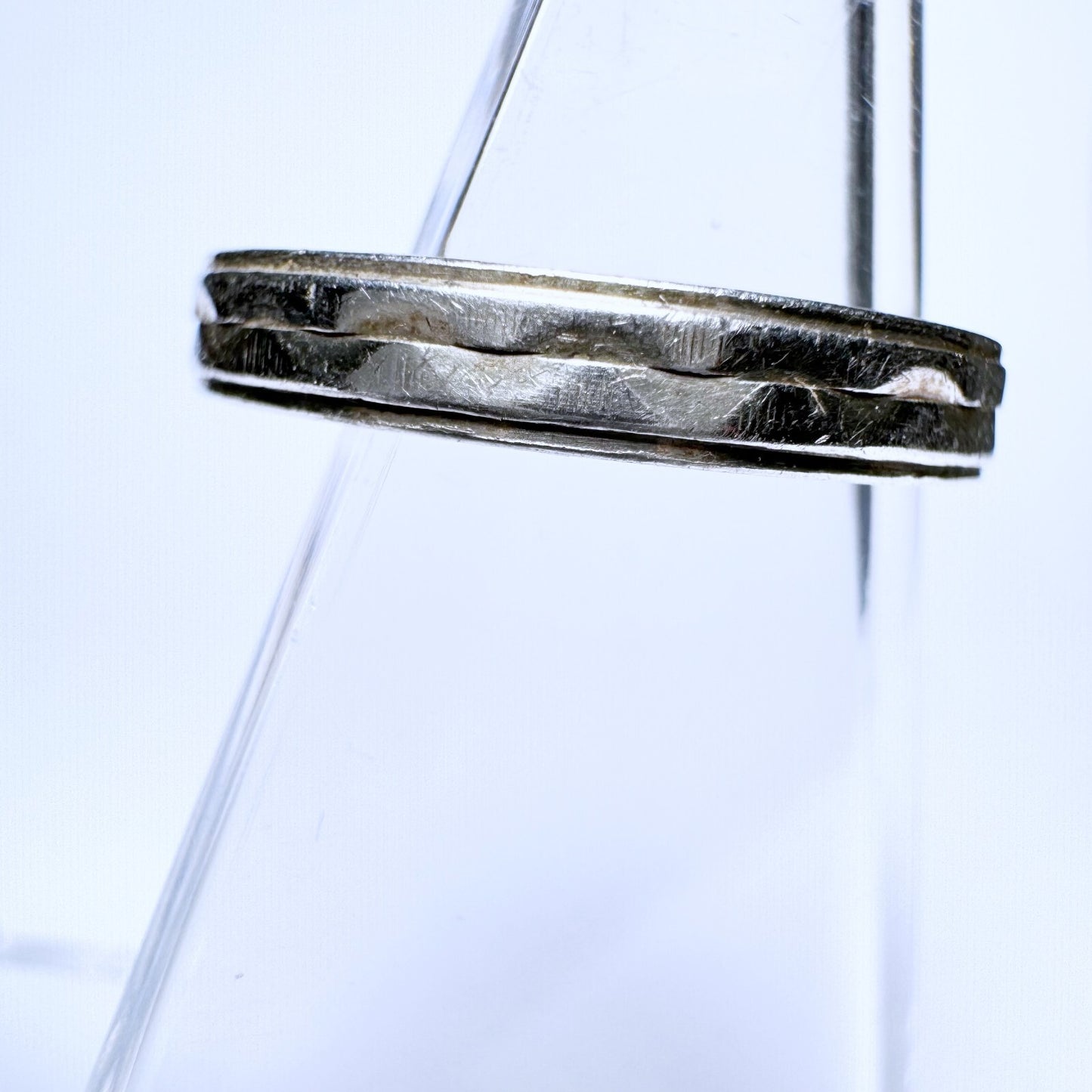 Ring 835er Silber Größe 51 mit Welle 1,19g1