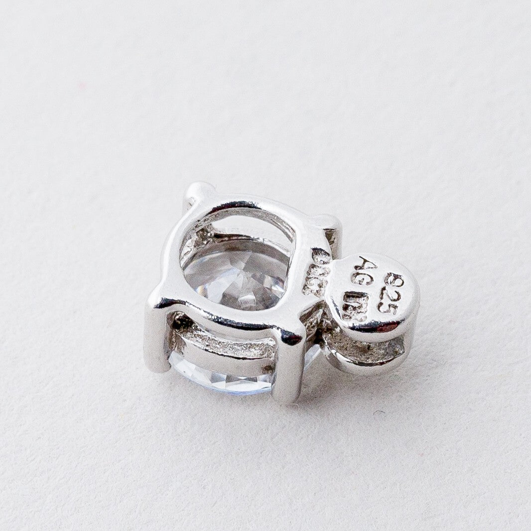 Anhänger Silber 925 Weißer Stein 1 cm 1,27 g5