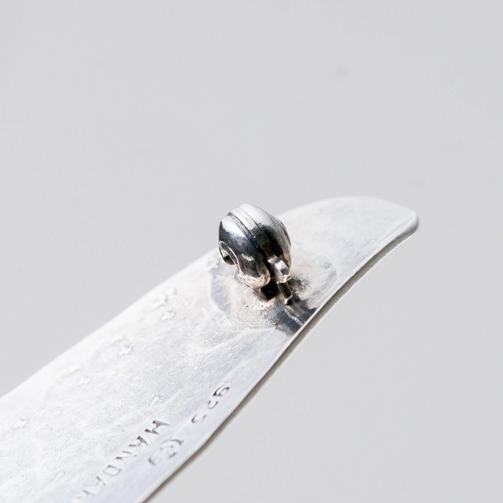 Silber Brosche Spange 925 Hammerschlag 6,61 g6