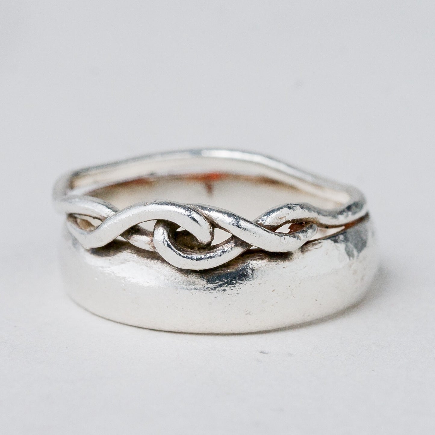 Silber Ring 925 Größe 53 (16,8 mm Ø) 5,48 g0