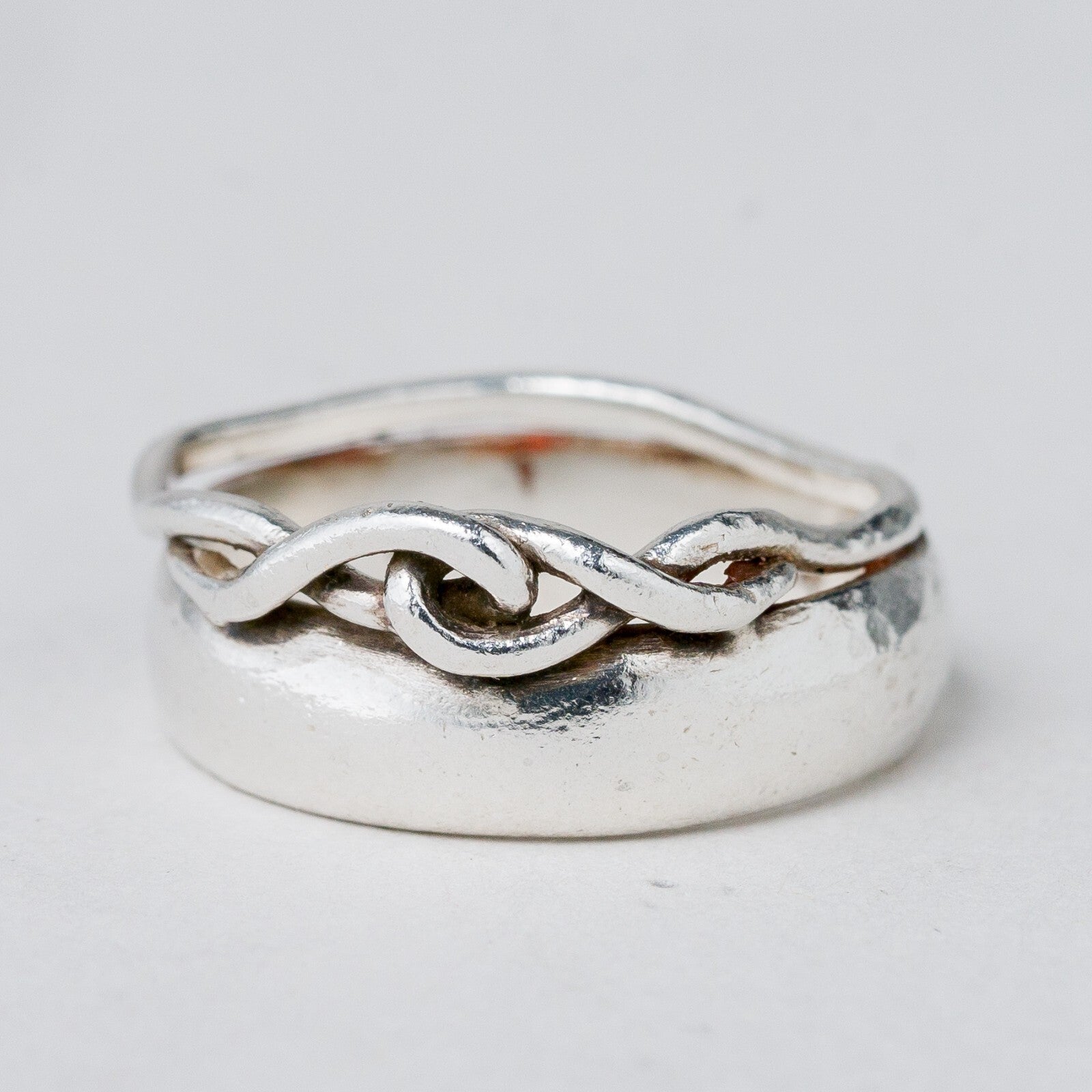 Silber Ring 925 Größe 53 (16,8 mm Ø) 5,48 g0