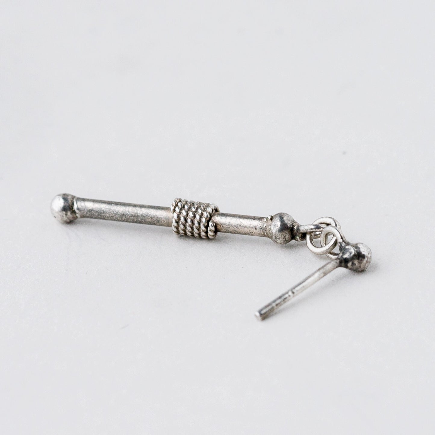 Einzelner Ohrring Hängeohrring Silber 1,19 g6