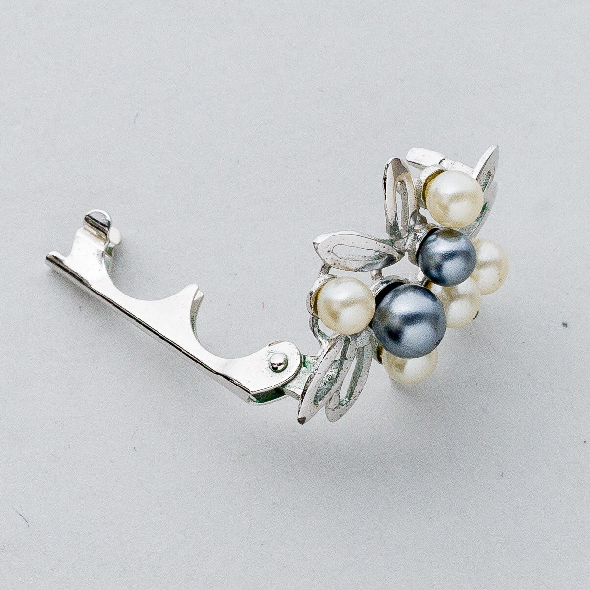 Silber Clip Tuchclip 925 Perlen 2,34 g7