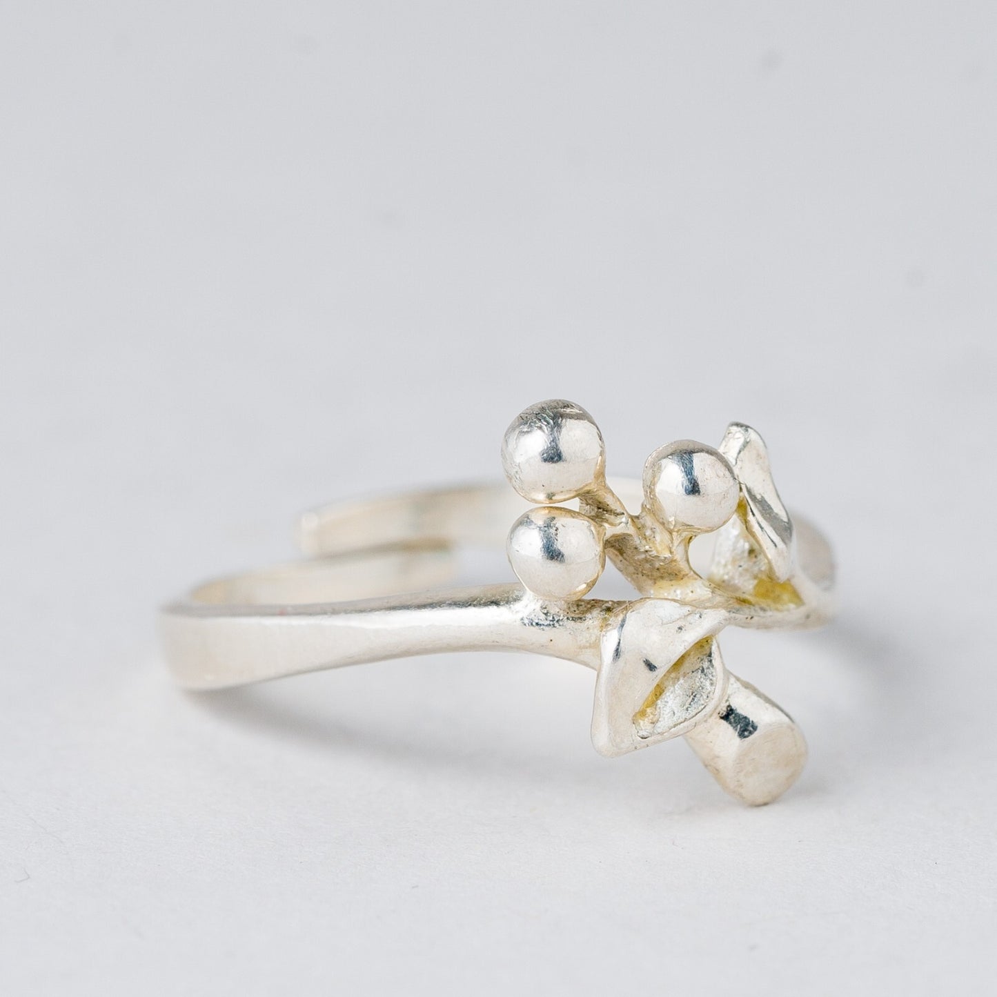 Ring 2,24 g 835er Silber Größe flexibel ca. 541