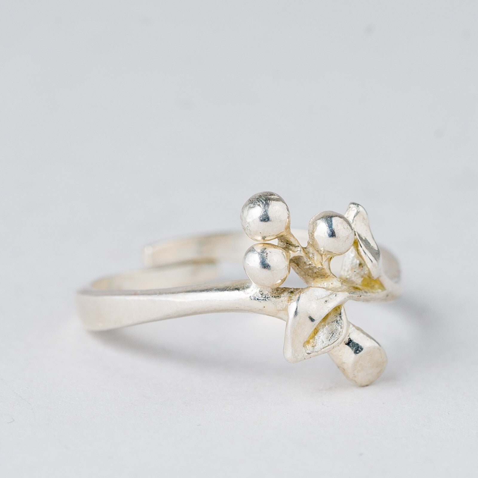 Ring 2,24 g 835er Silber Größe flexibel ca. 541