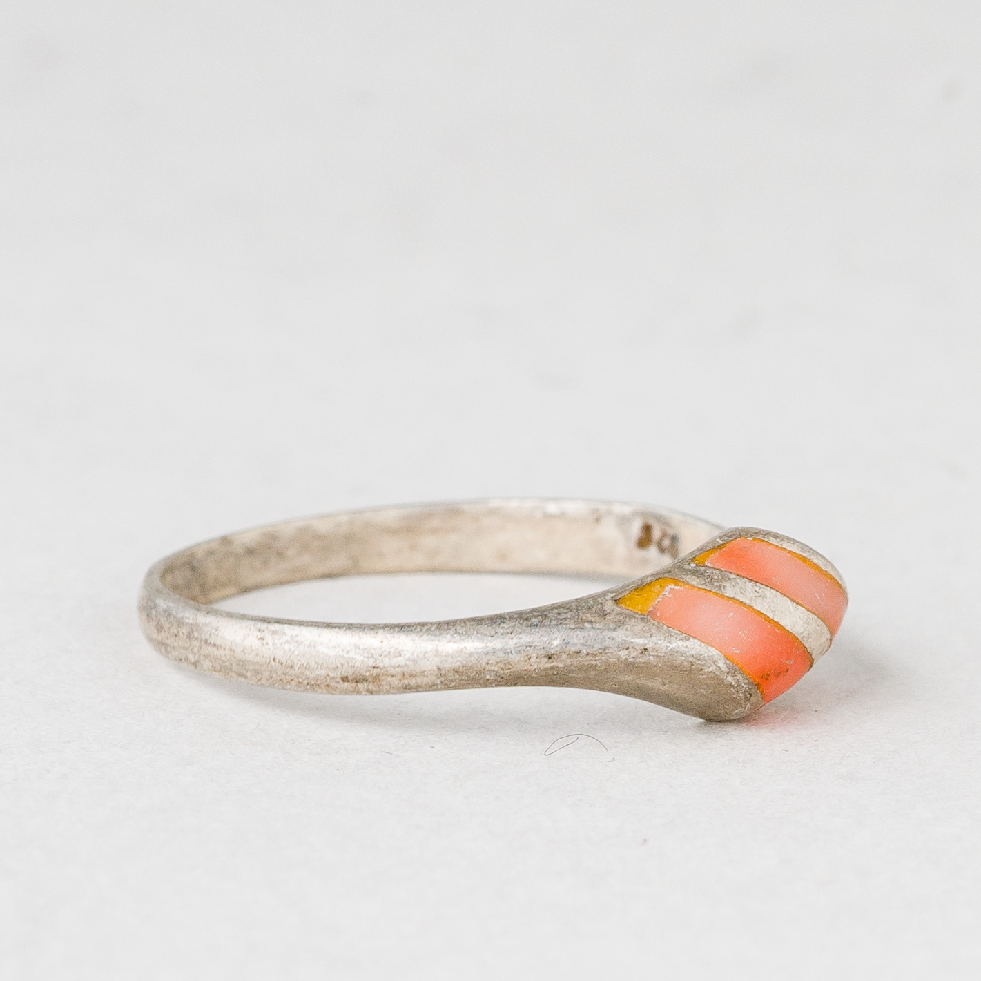 Ring 925er Silber 1,35 g Größe 54 (17,2 mm Ø)1
