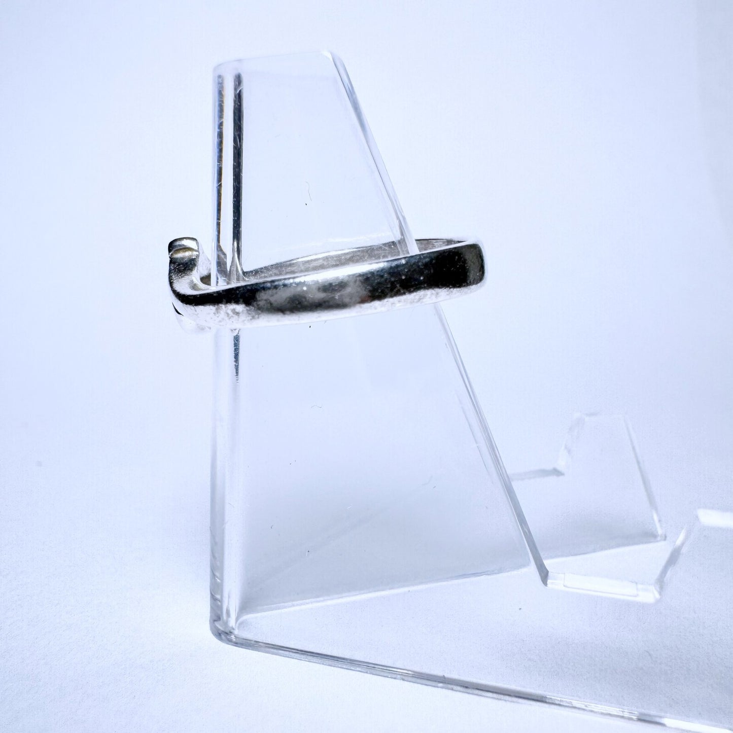 Ring 925er Silber Größe 54 mit rotem Stein 2,40g2