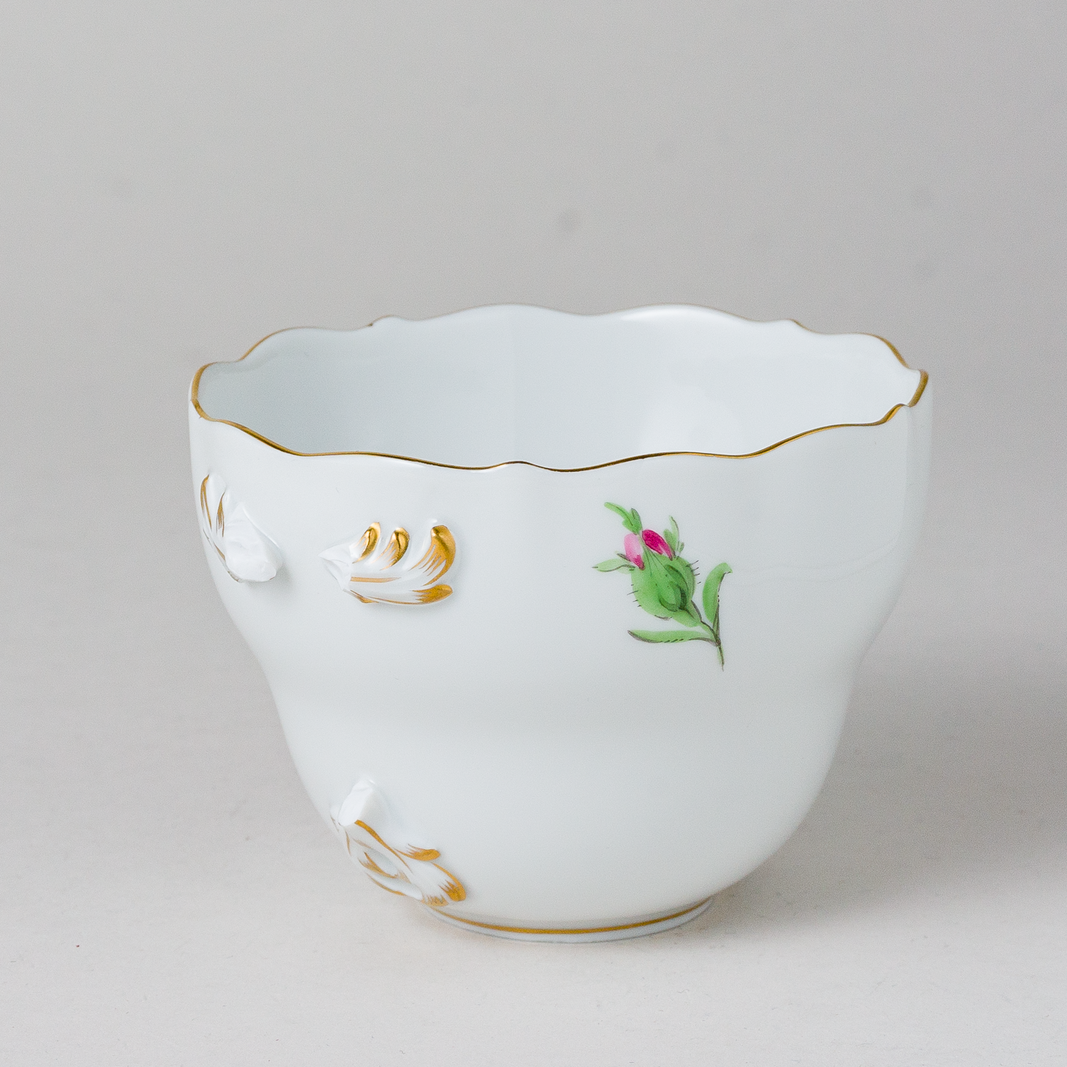 Meissen Kaffeetasse Rote Rose 2. Wahl1