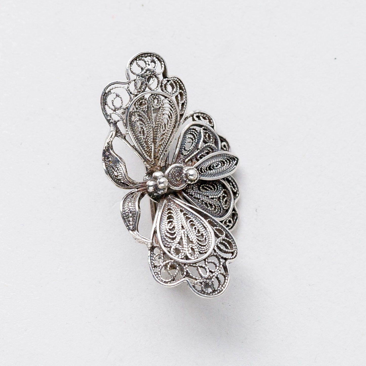 Brosche Silber Schmetterling filigran 3,3 cm 3,67 g2