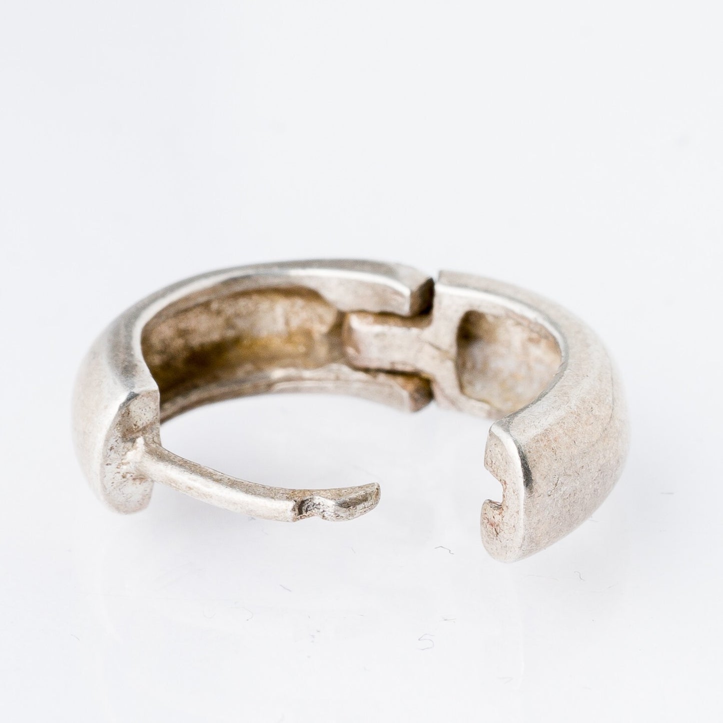 Einzelner Ohrring Huggie 925er Silber 3,7 g2