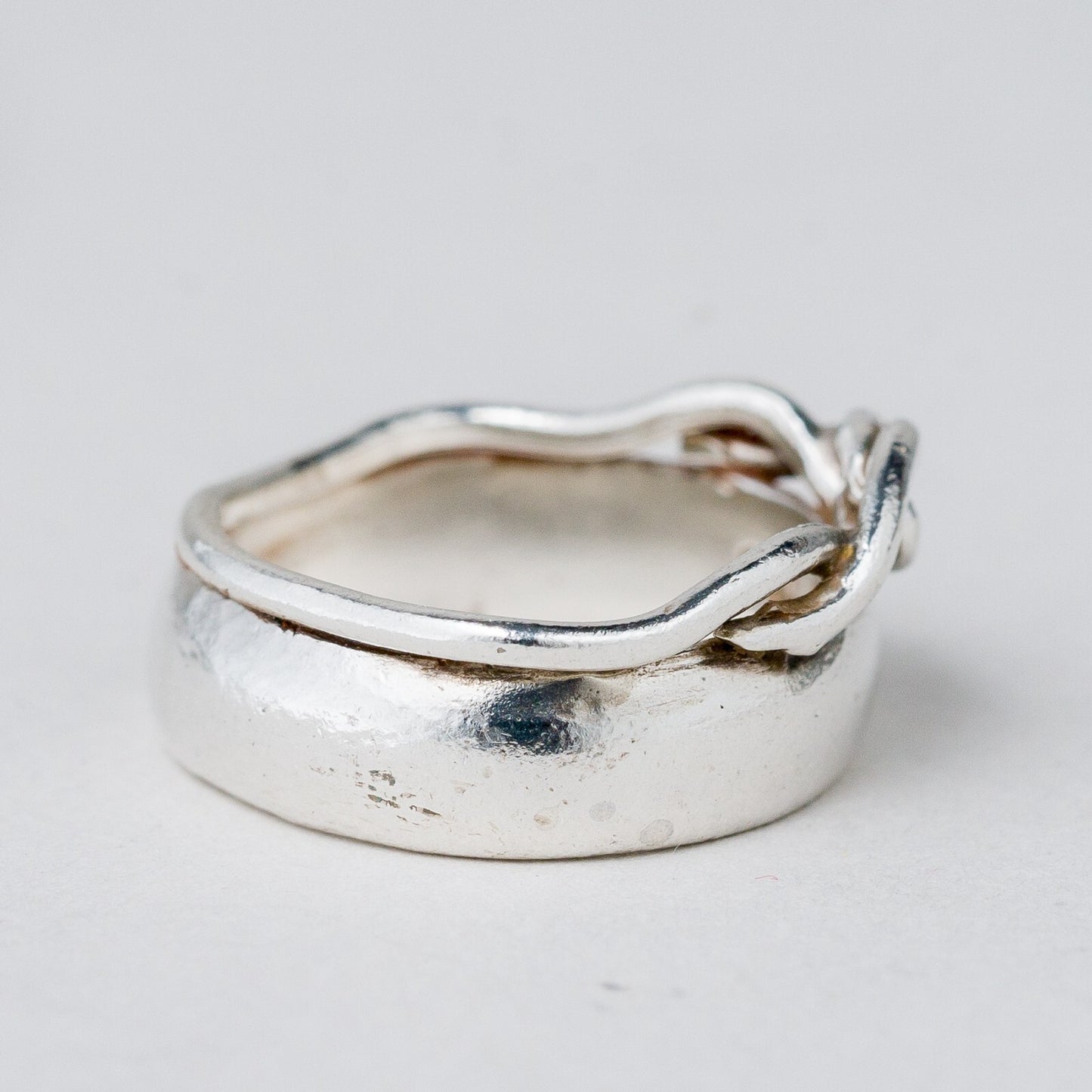 Silber Ring 925 Größe 53 (16,8 mm Ø) 5,48 g4