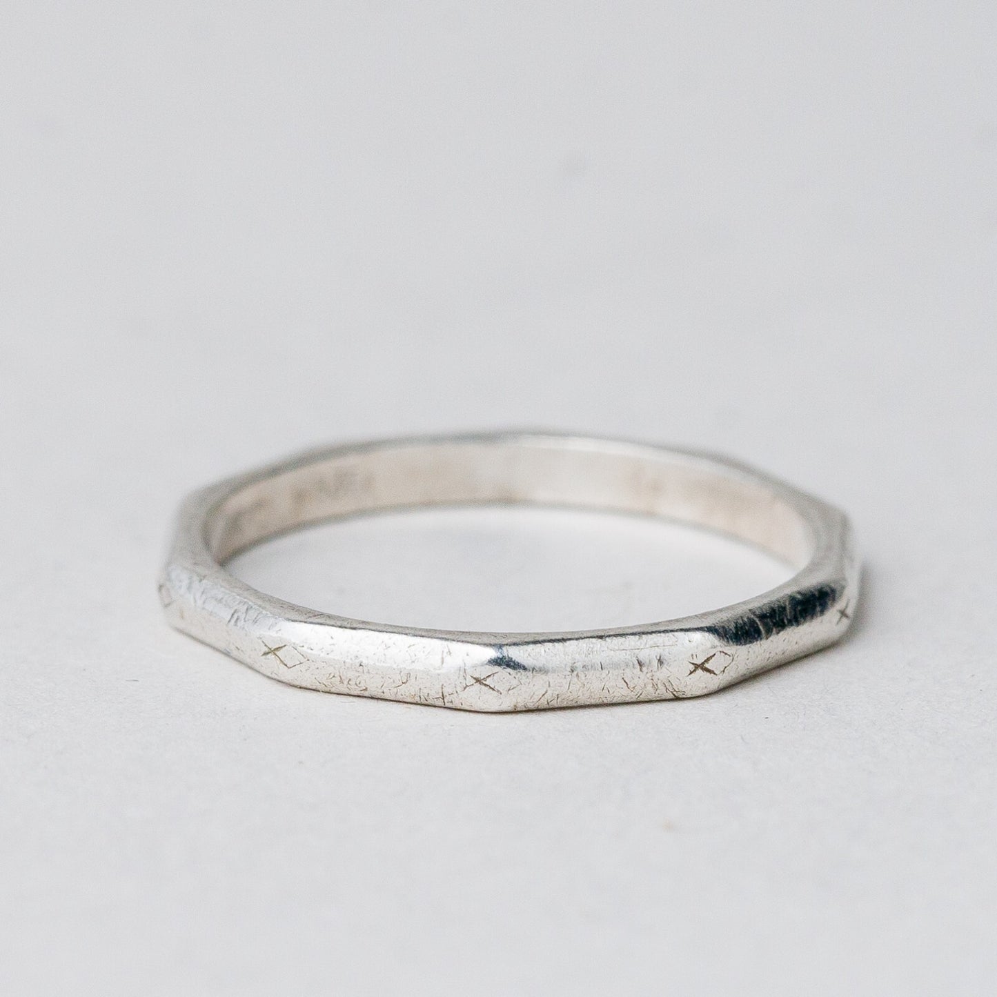 Silber Ring 835 Größe 51 (16,2 mm Ø) 1,24 g2
