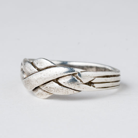 Silber Ring 925 Größe 56 (17,8 mm Ø) 3,54 g0