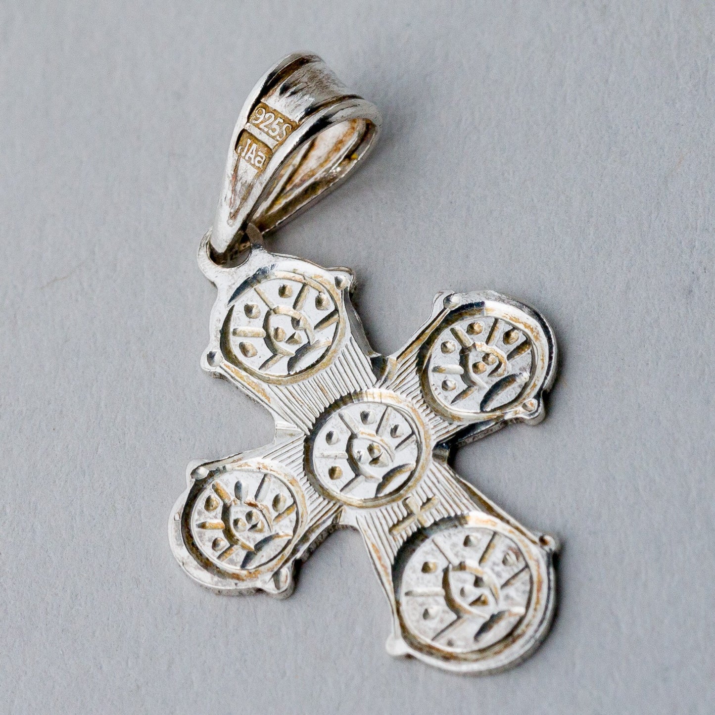 Silber Anhänger Kettenanhänger 925 Kreuz Kruzifix 0,9 g7