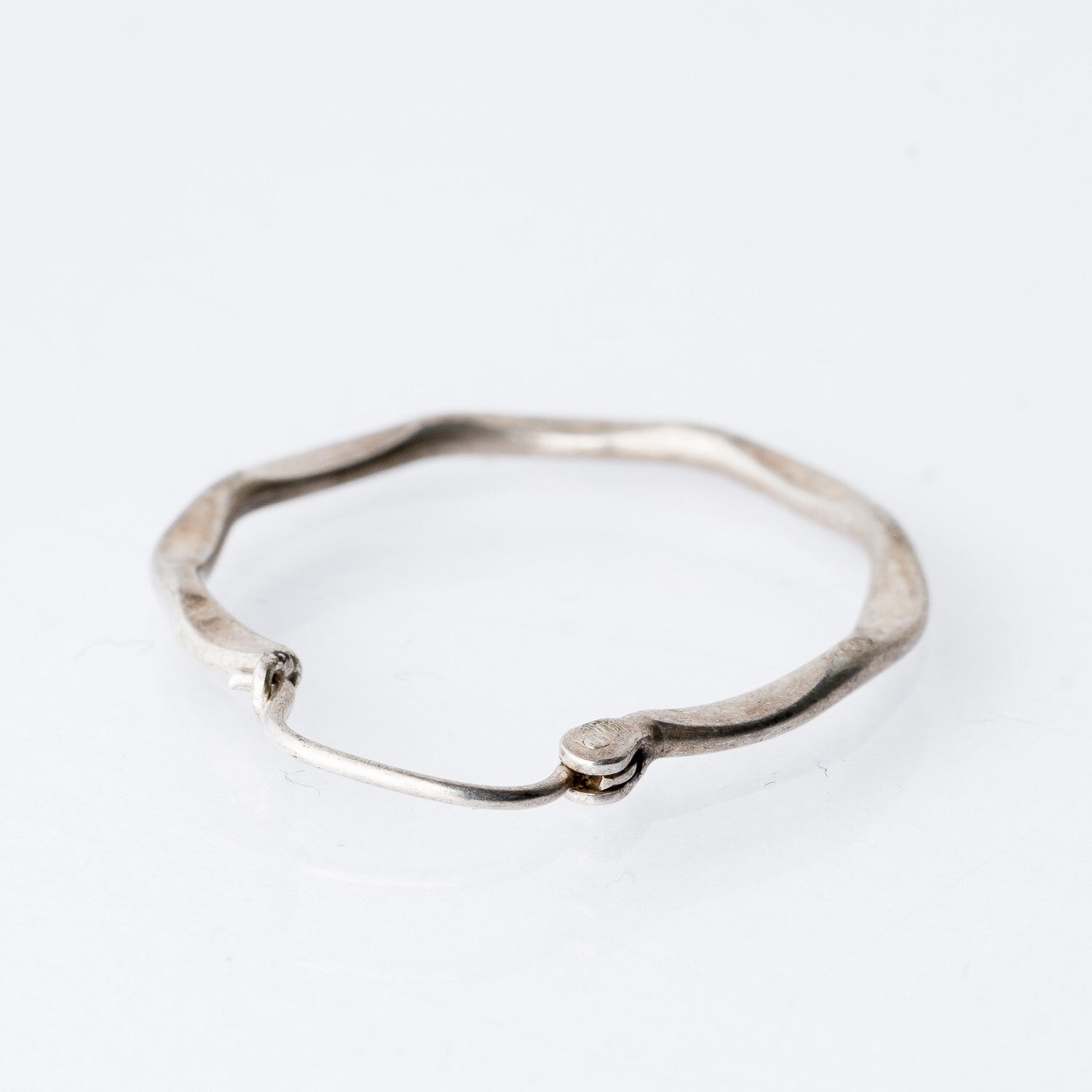 Einzelner Ohrring Creole 925er Silber 1,13 g2