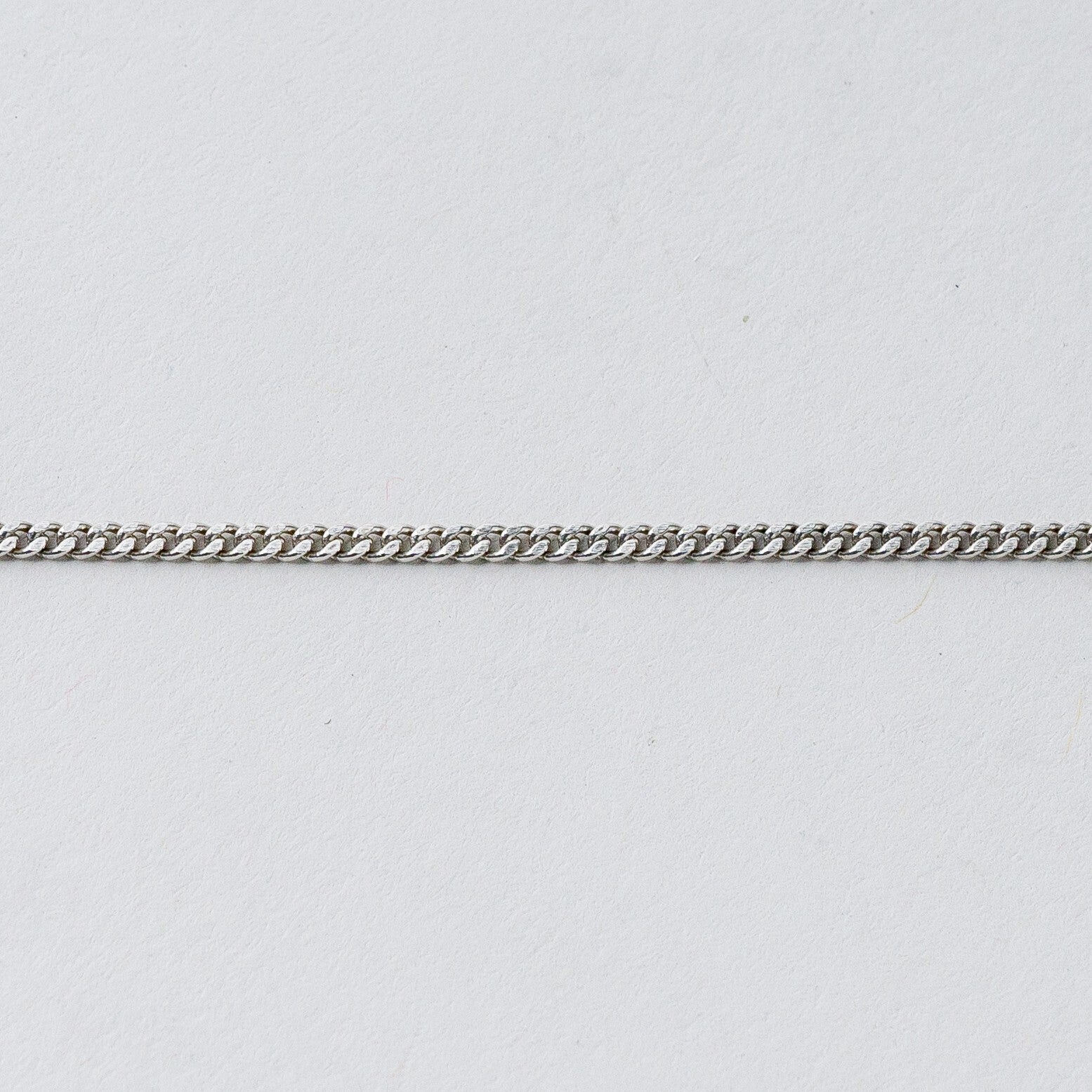 Silber Panzerkette 40 cm 835 Roter Stein 4,66 g6