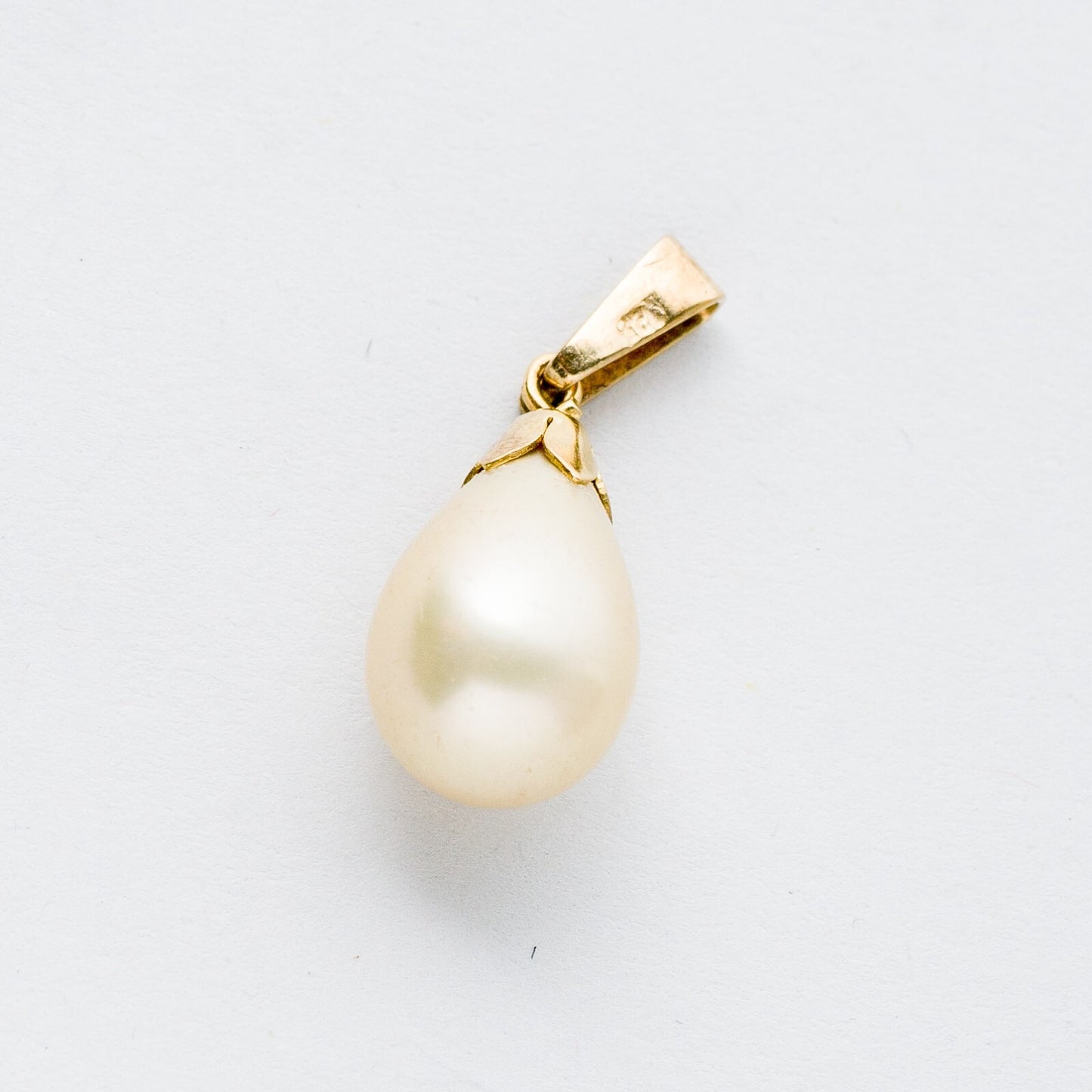 Anhänger Silber Perle 2,7 cm 2,56 g0