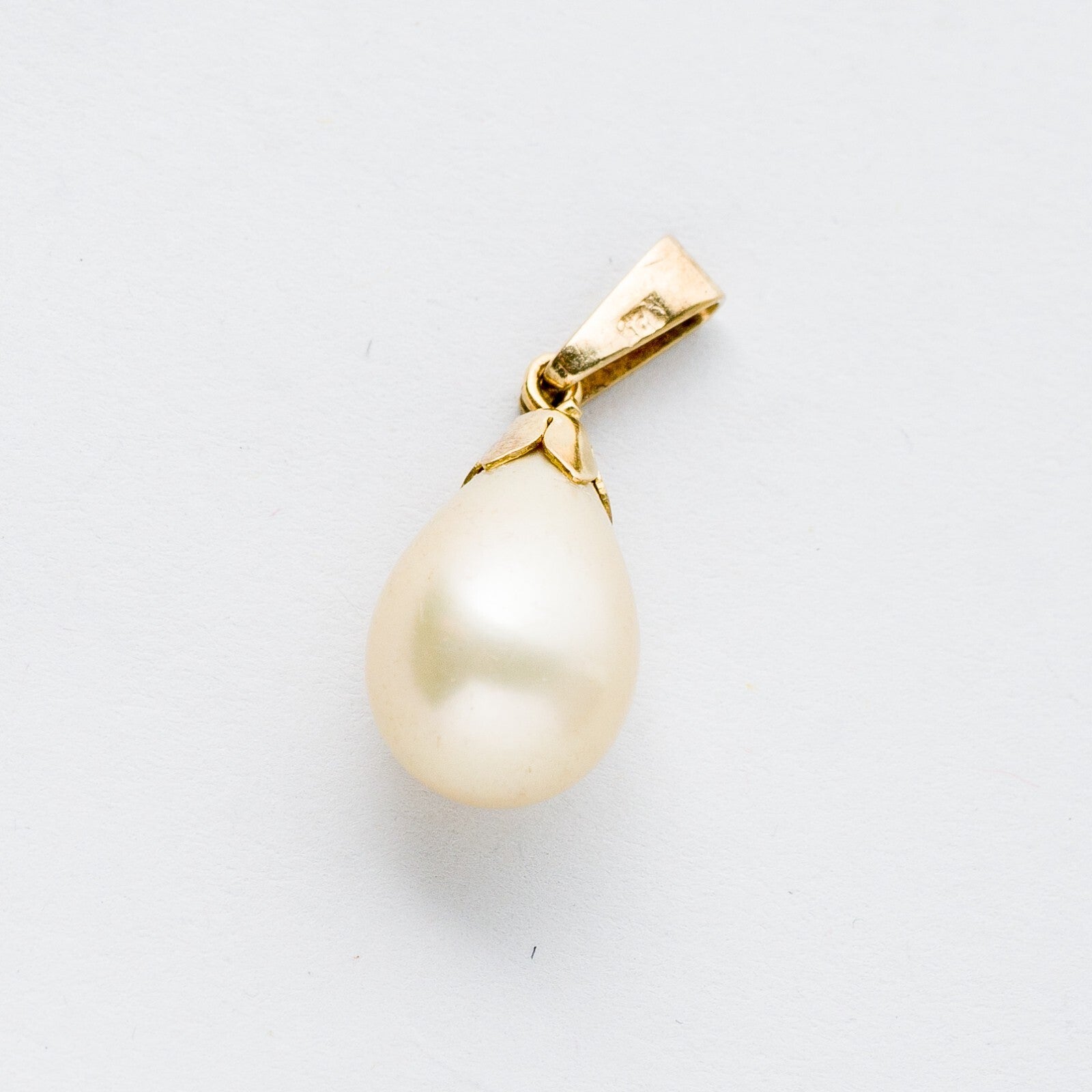 Anhänger Silber Perle 2,7 cm 2,56 g0