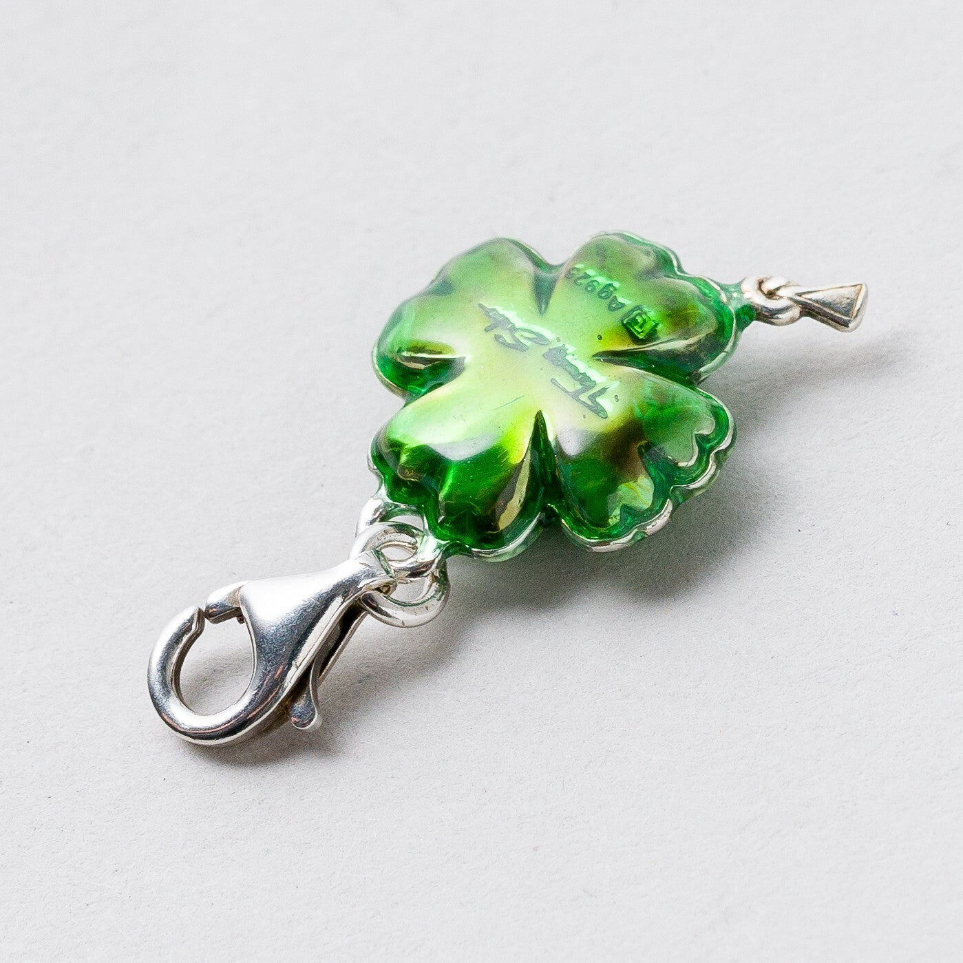 Thomas Sabo 925 Silber Charm Anhänger Kleeblatt 2,8 cm 3,95 g5