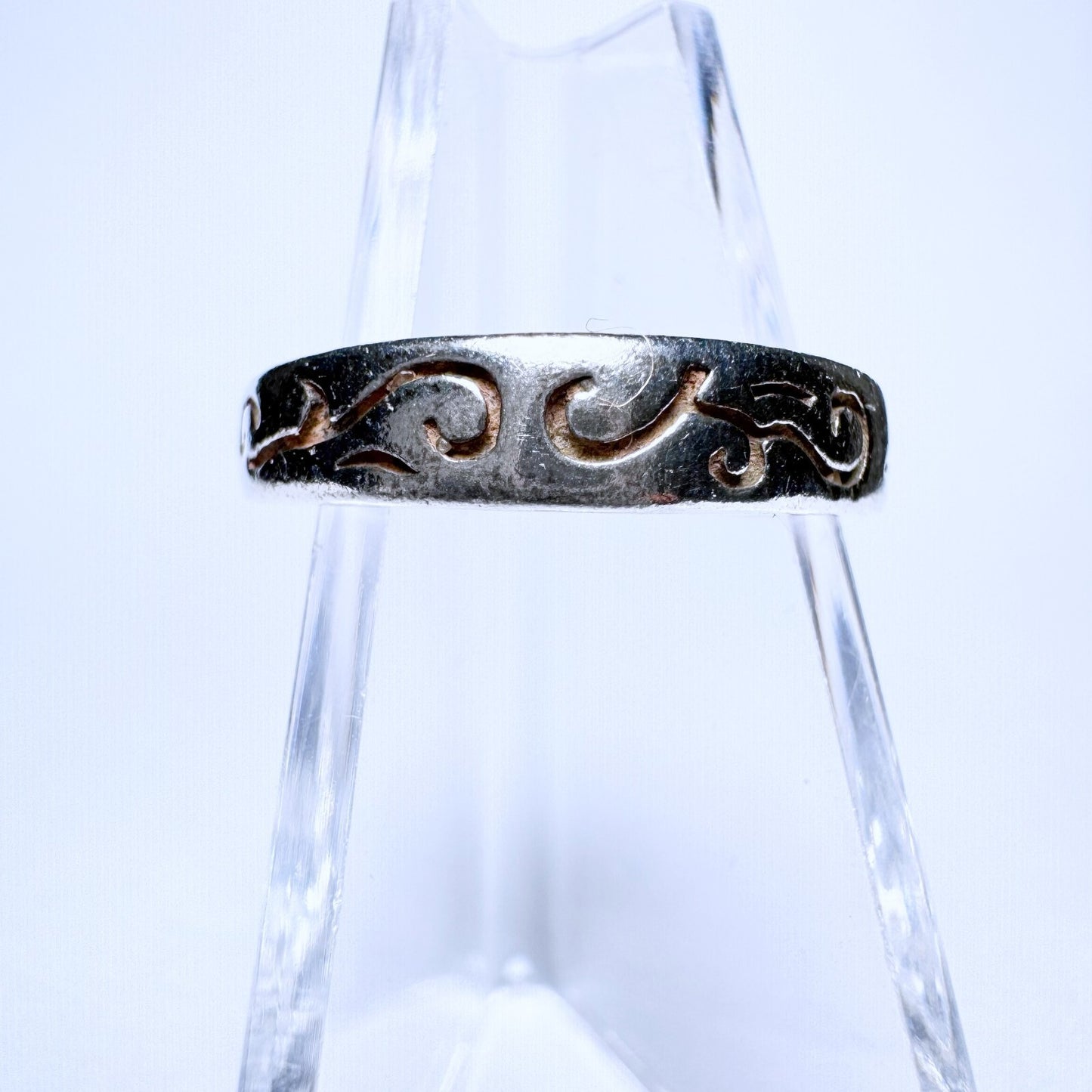 Ring 925er Silber Größe 53 mit orientalischem Muster 2,22g0