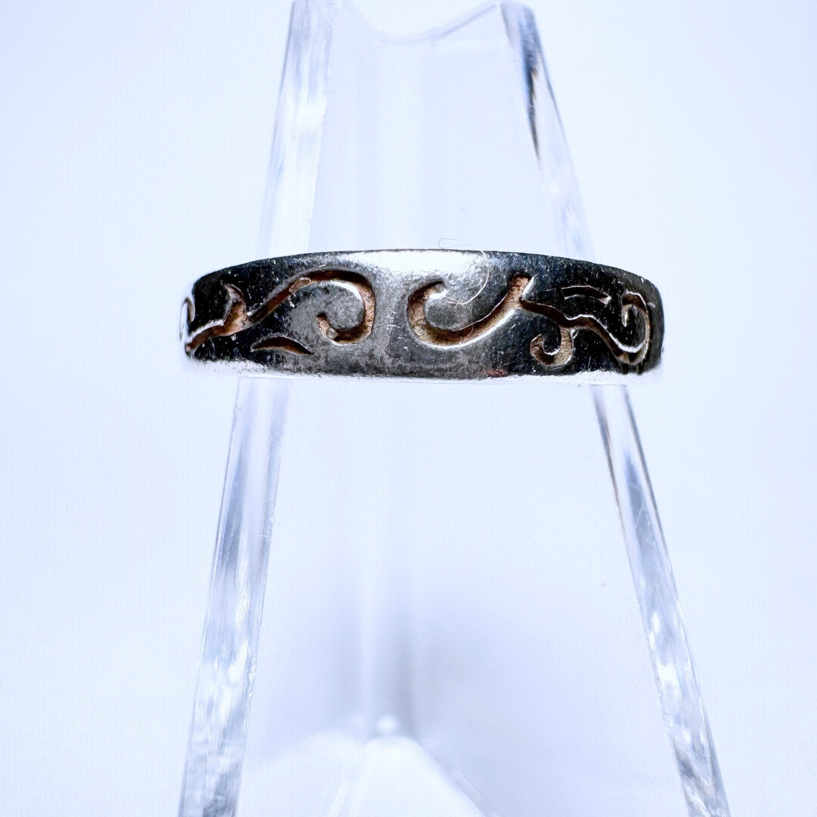 Ring 925er Silber Größe 53 mit orientalischem Muster 2,22g0