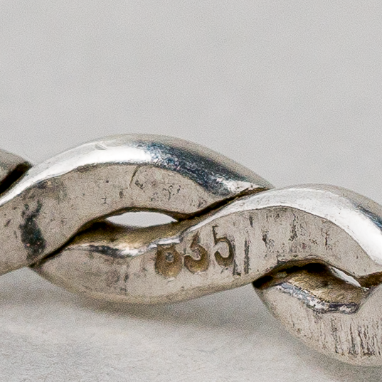 Ring geflochten 835er Silber 1,94 g Größe flexibel4